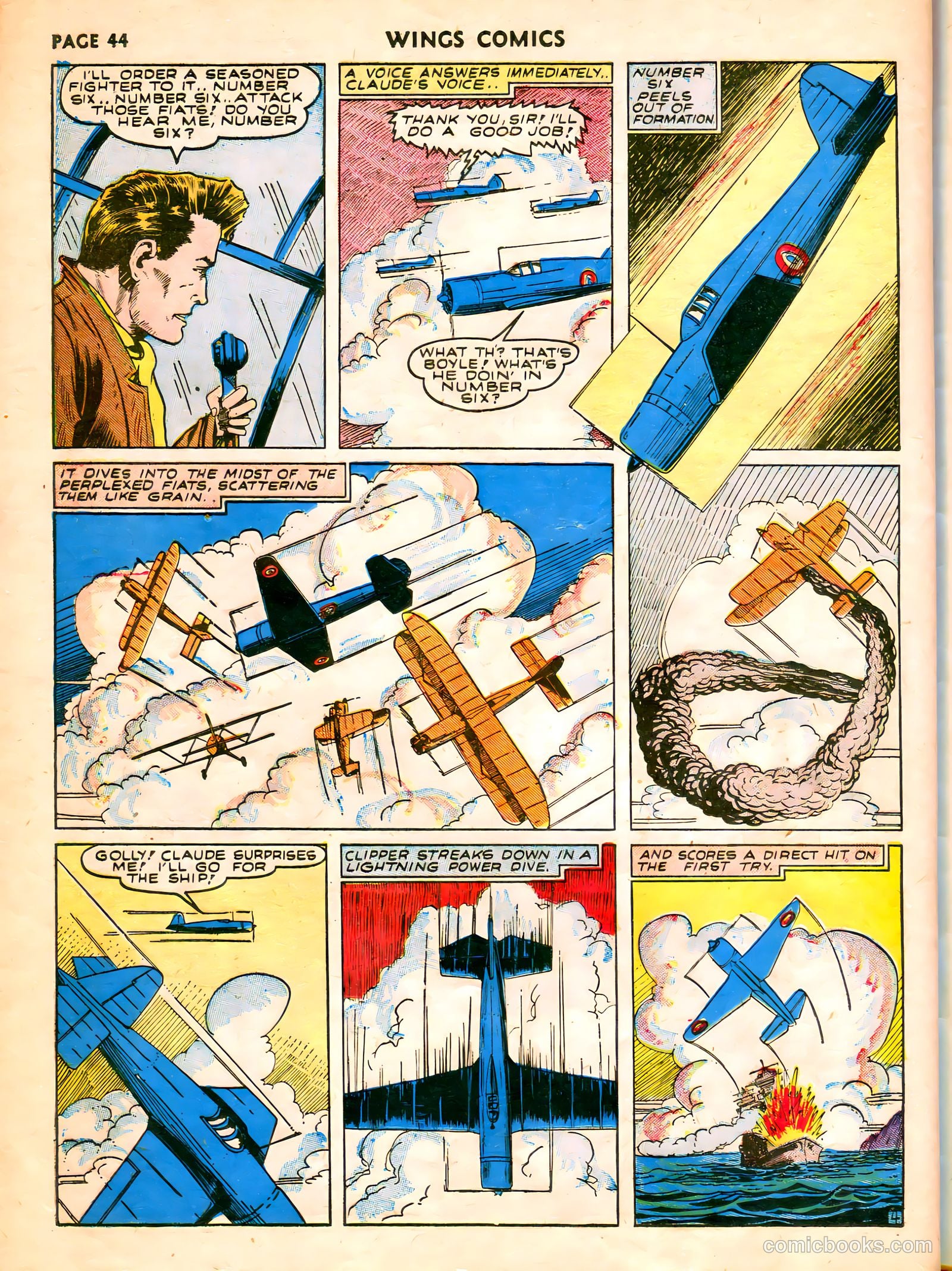 Wings Comics #7 — page 46 of 68