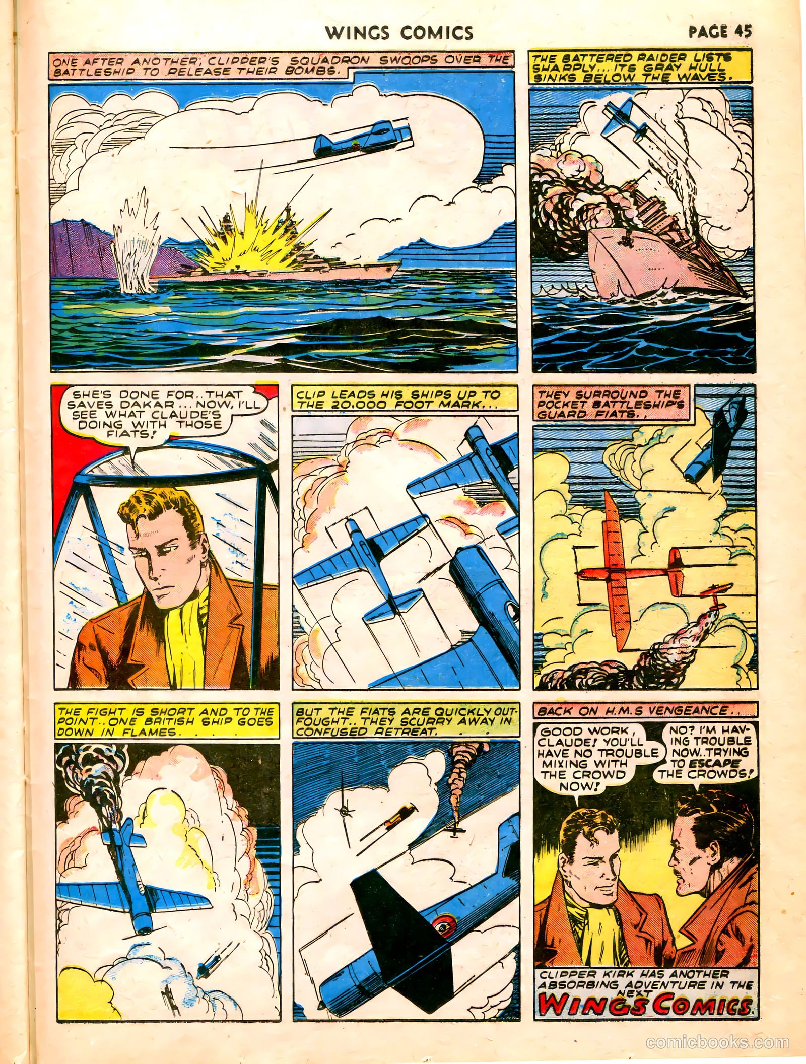 Wings Comics #7 — page 47 of 68
