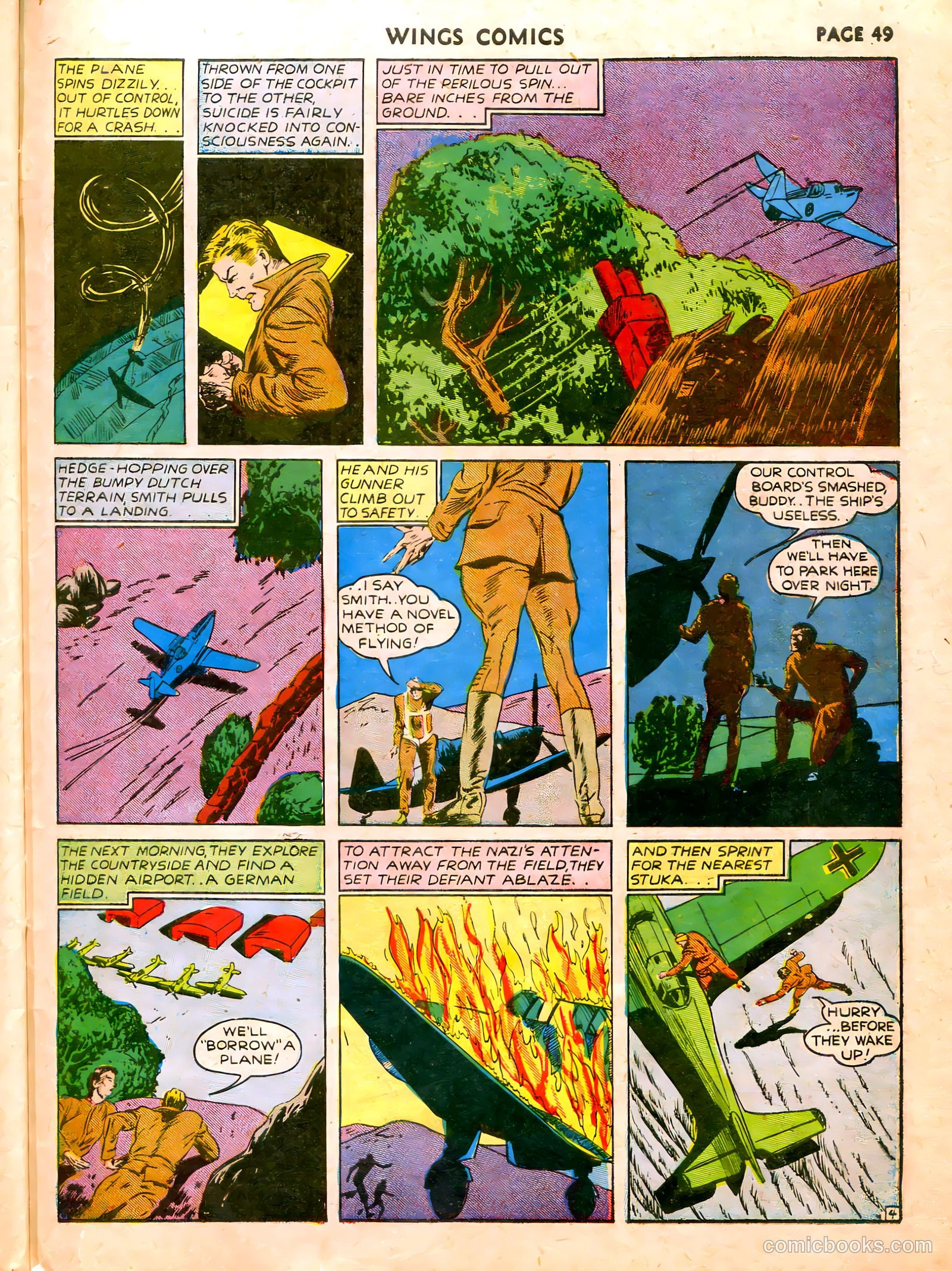 Wings Comics #7 — page 51 of 68