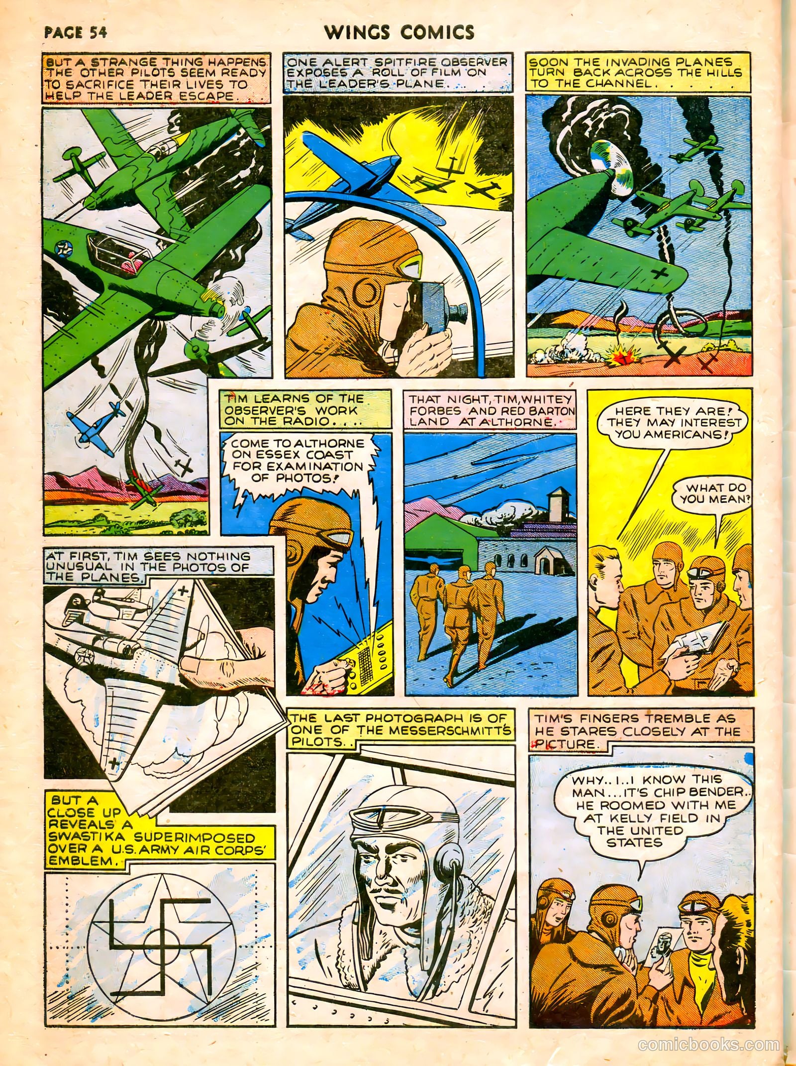 Wings Comics #7 — page 56 of 68