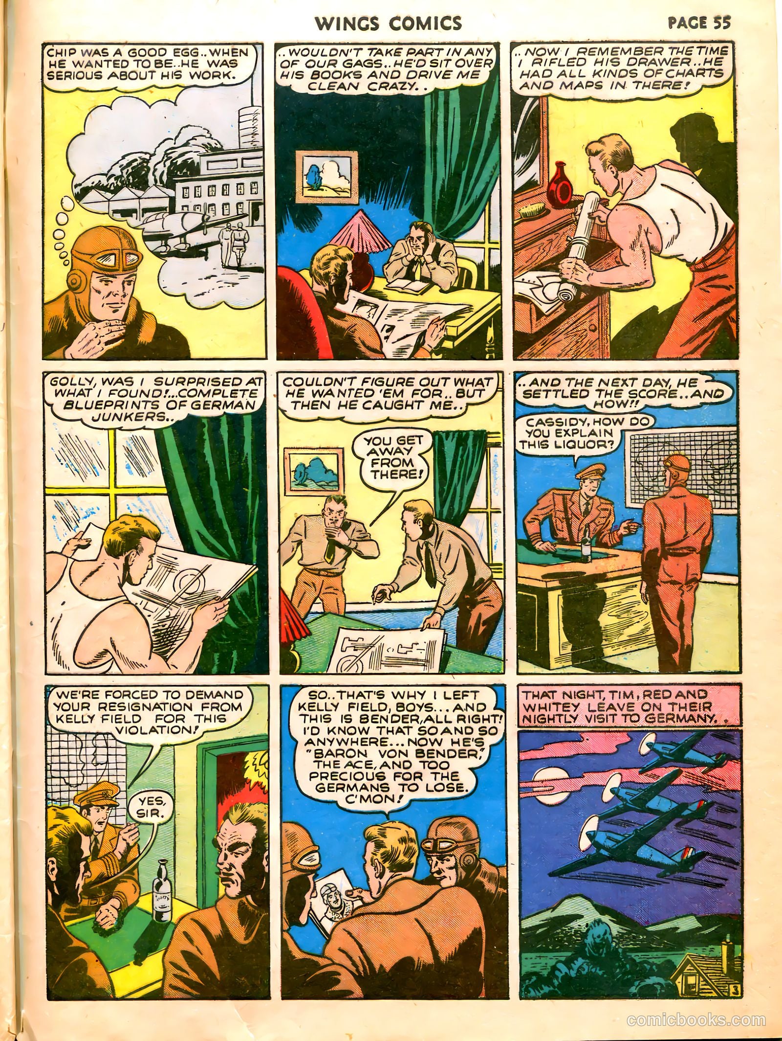 Wings Comics #7 — page 57 of 68