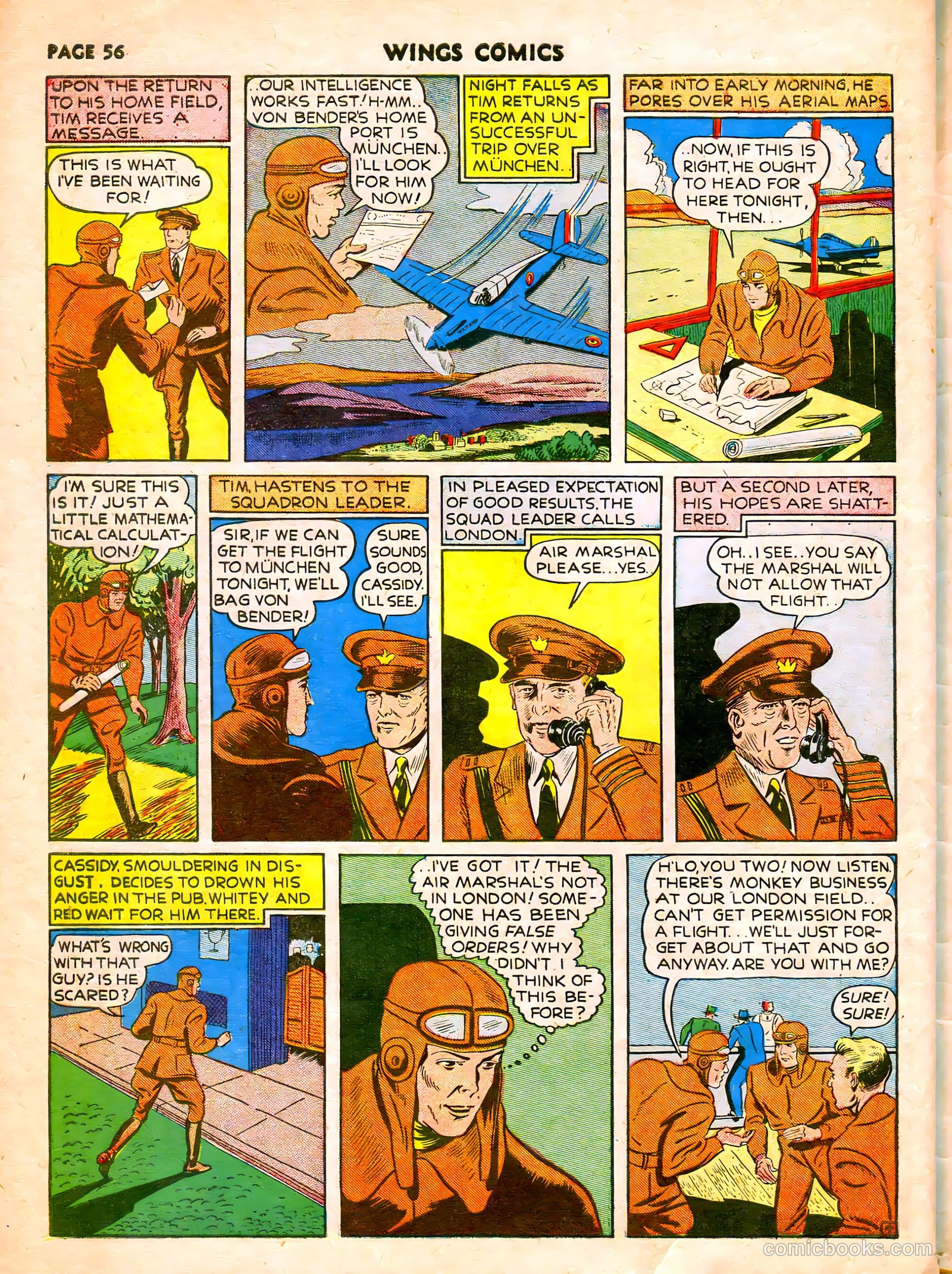 Wings Comics #7 — page 58 of 68