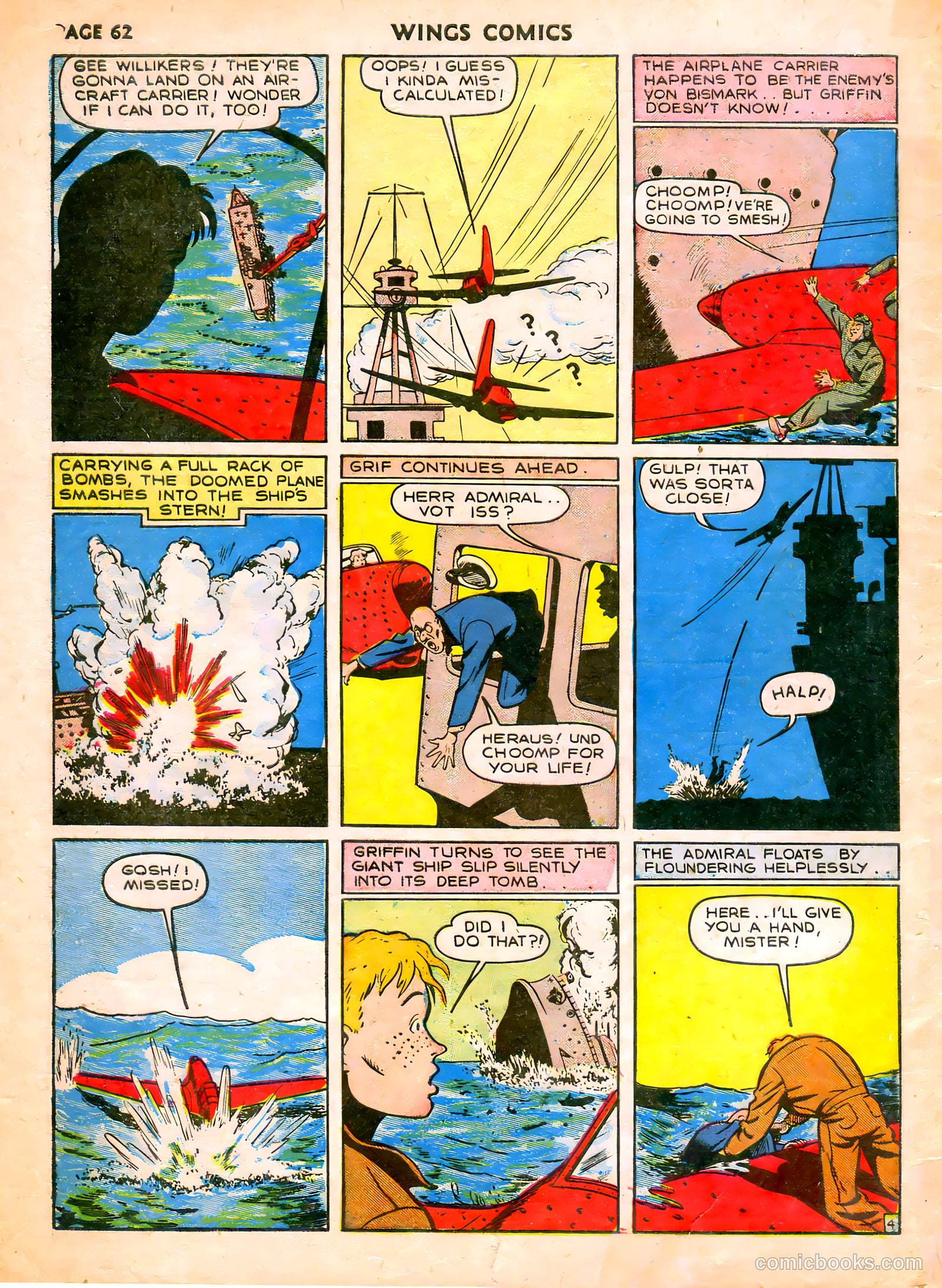 Wings Comics #7 — page 64 of 68
