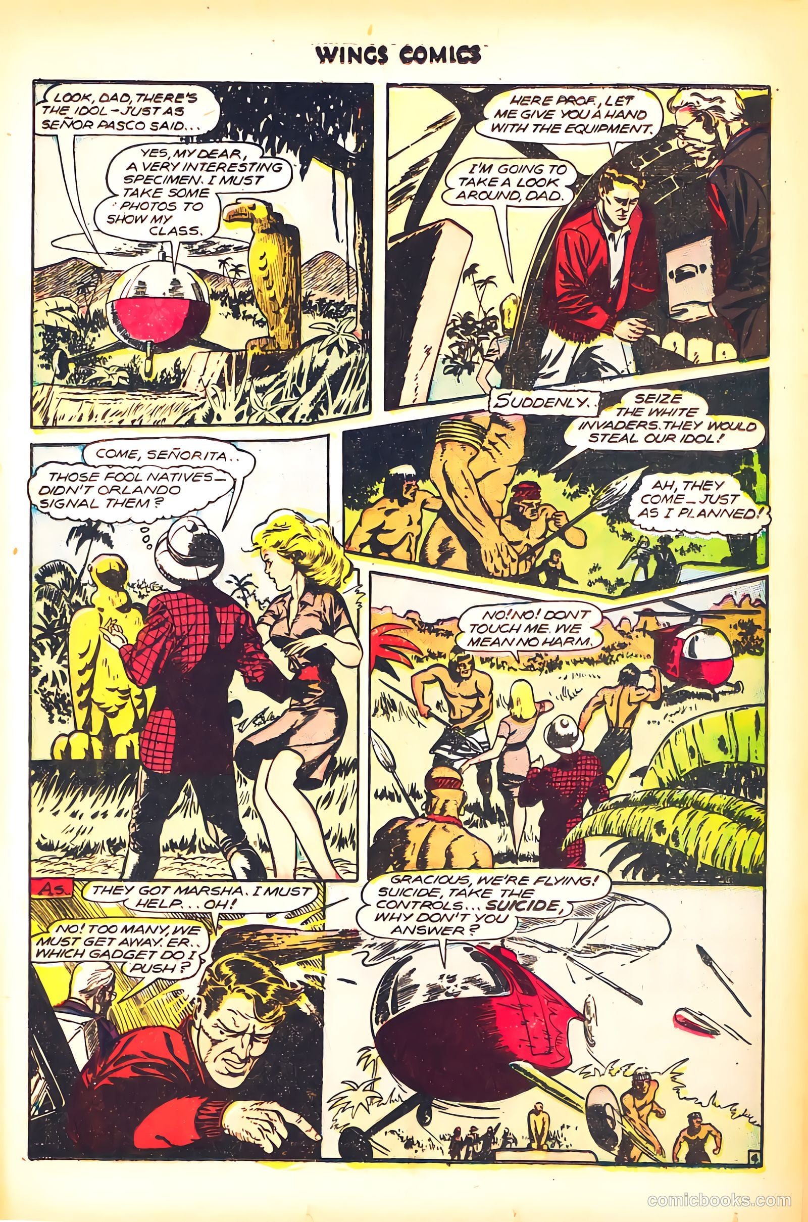 Wings Comics #71 — page 33 of 52