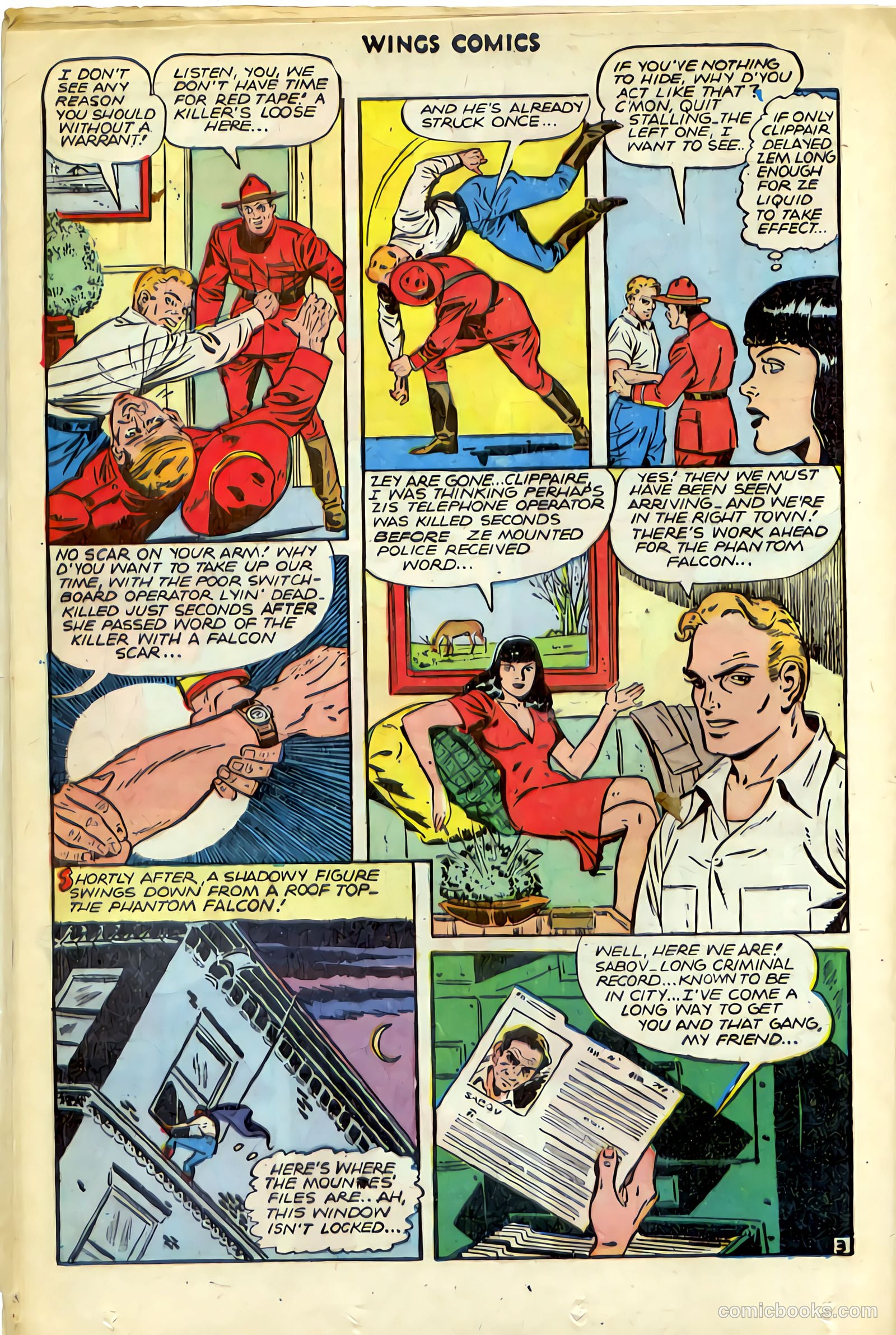 Wings Comics #72 — page 32 of 52