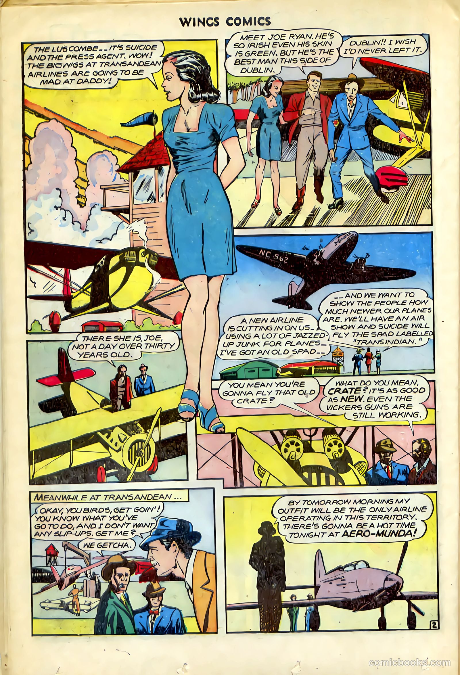 Wings Comics #72 — page 38 of 52