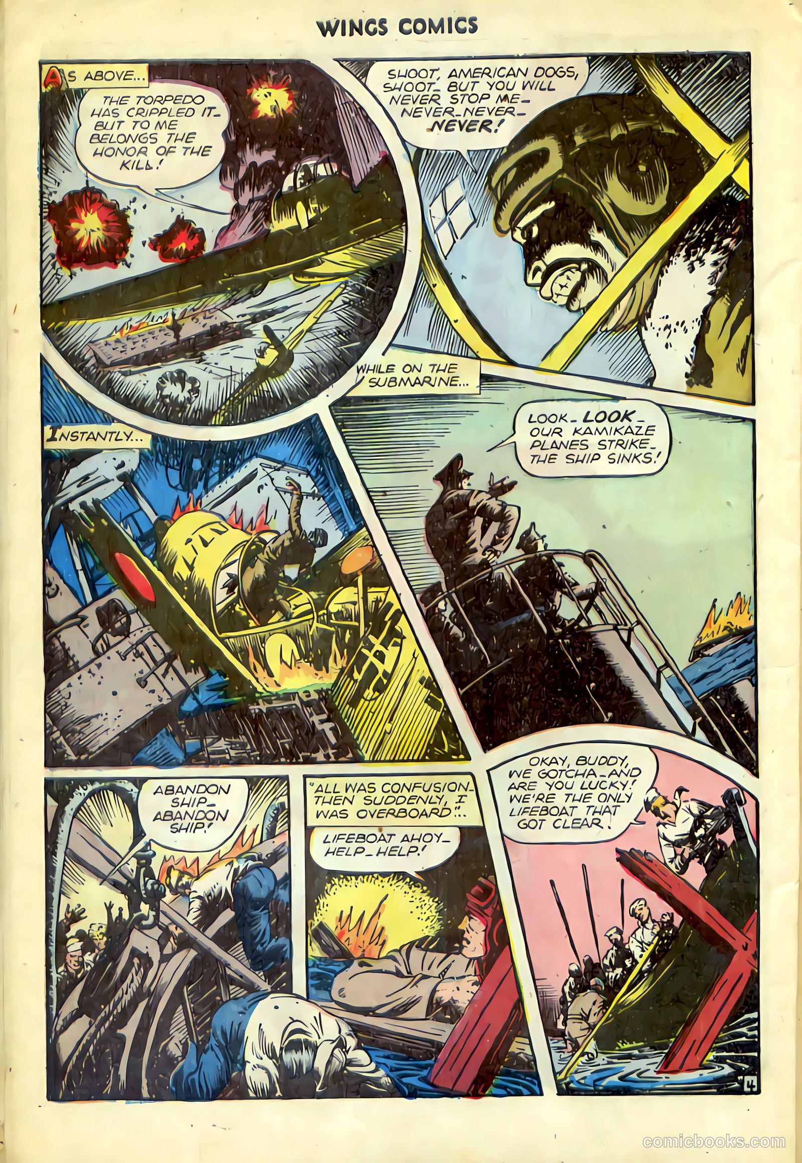 Wings Comics #72 — page 46 of 52