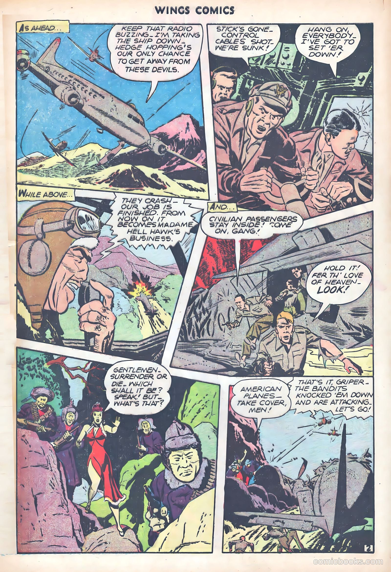 Wings Comics #74 — page 5 of 53
