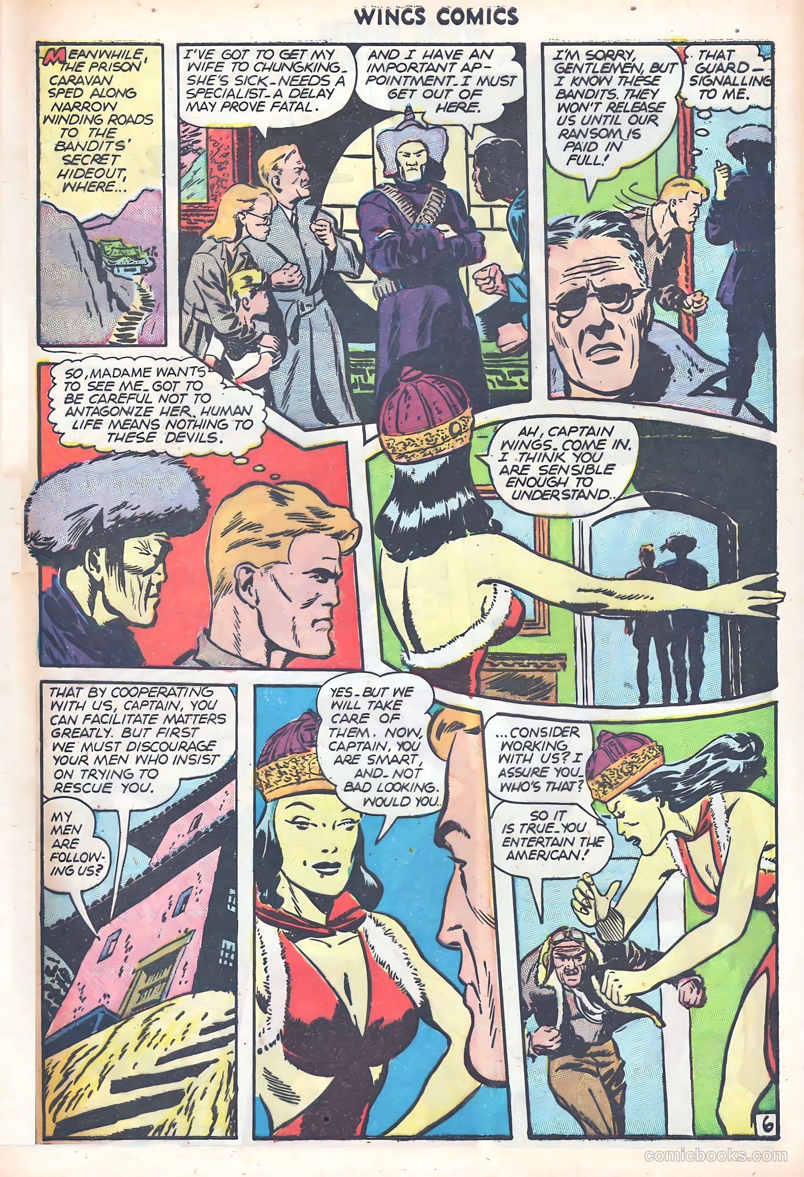 Wings Comics #74 — page 9 of 53
