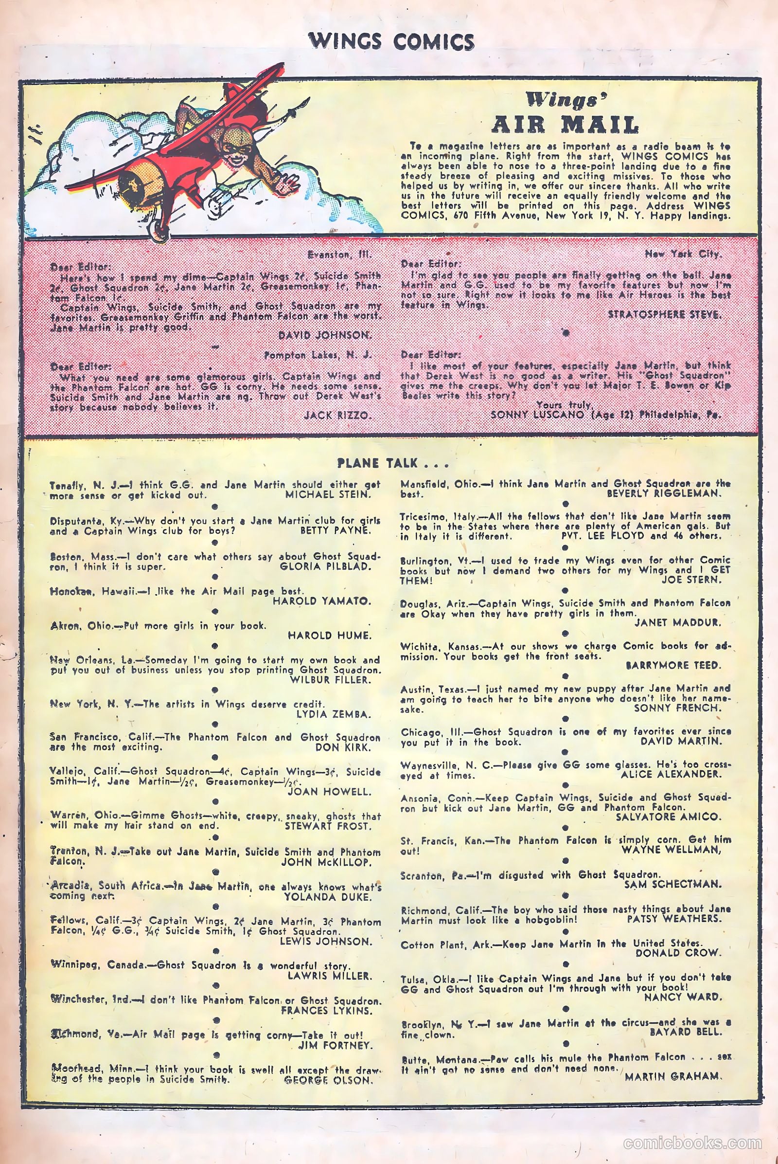 Wings Comics #74 — page 37 of 53