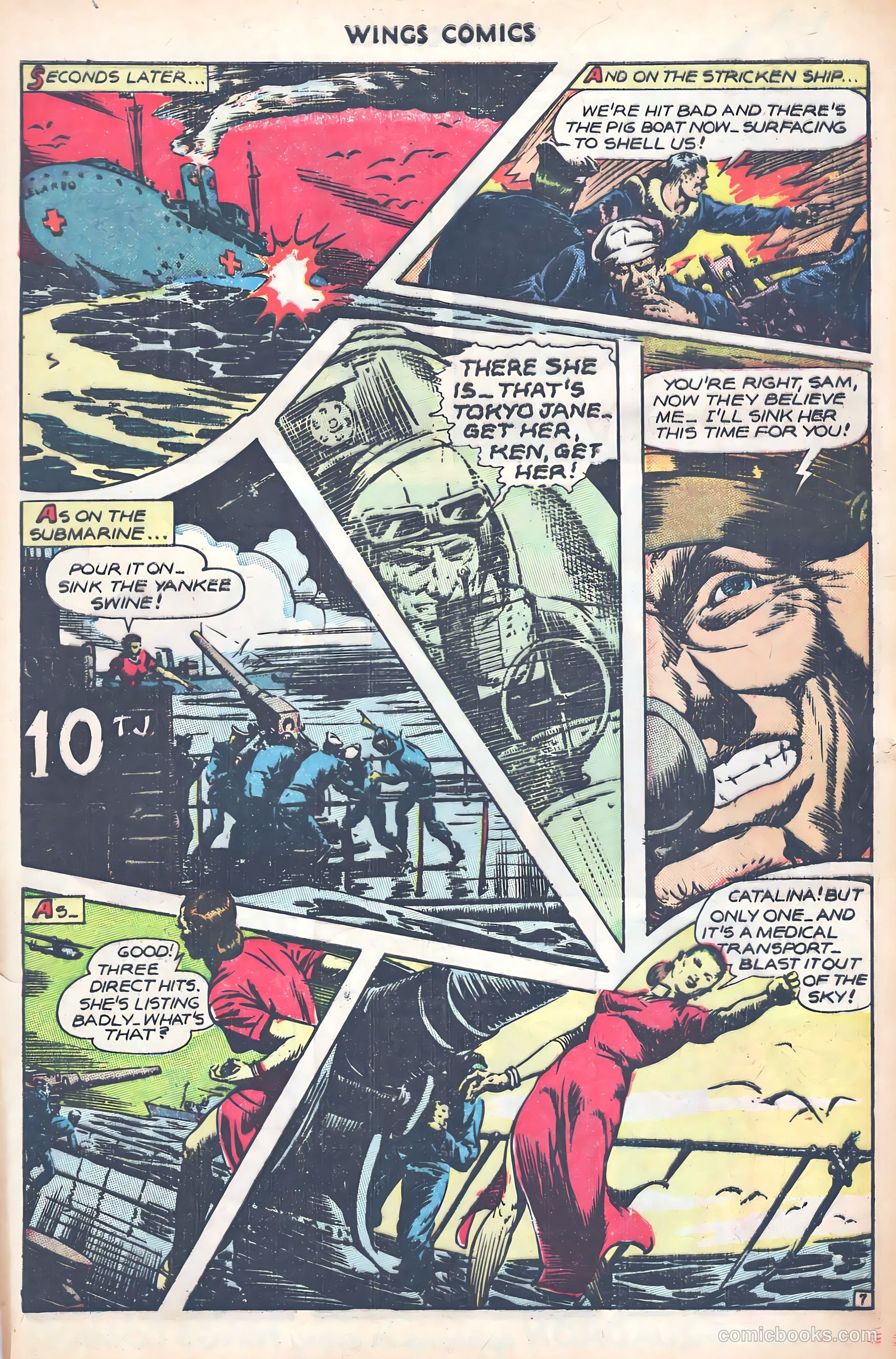 Wings Comics #74 — page 50 of 53
