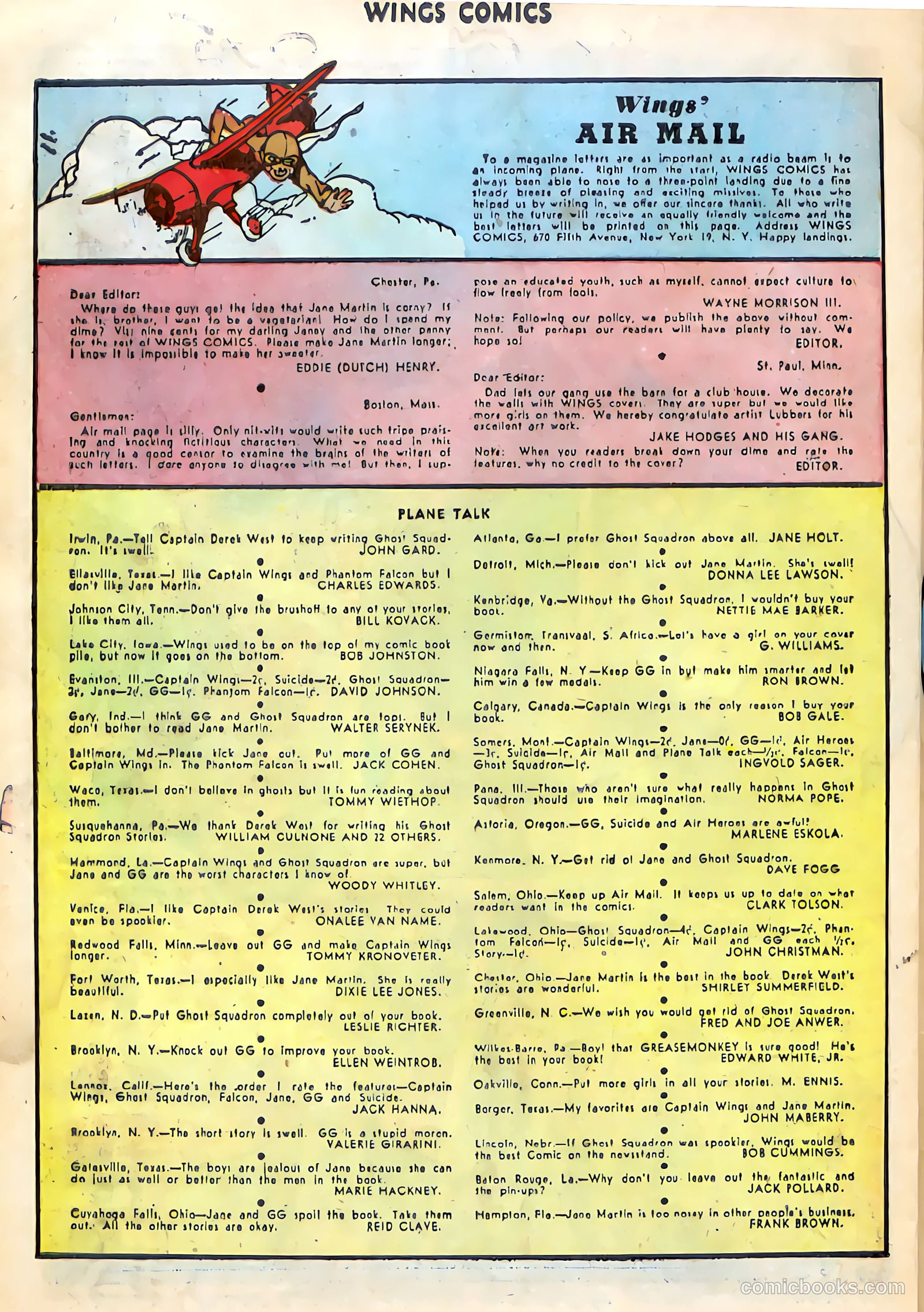 Wings Comics #75 — page 37 of 53