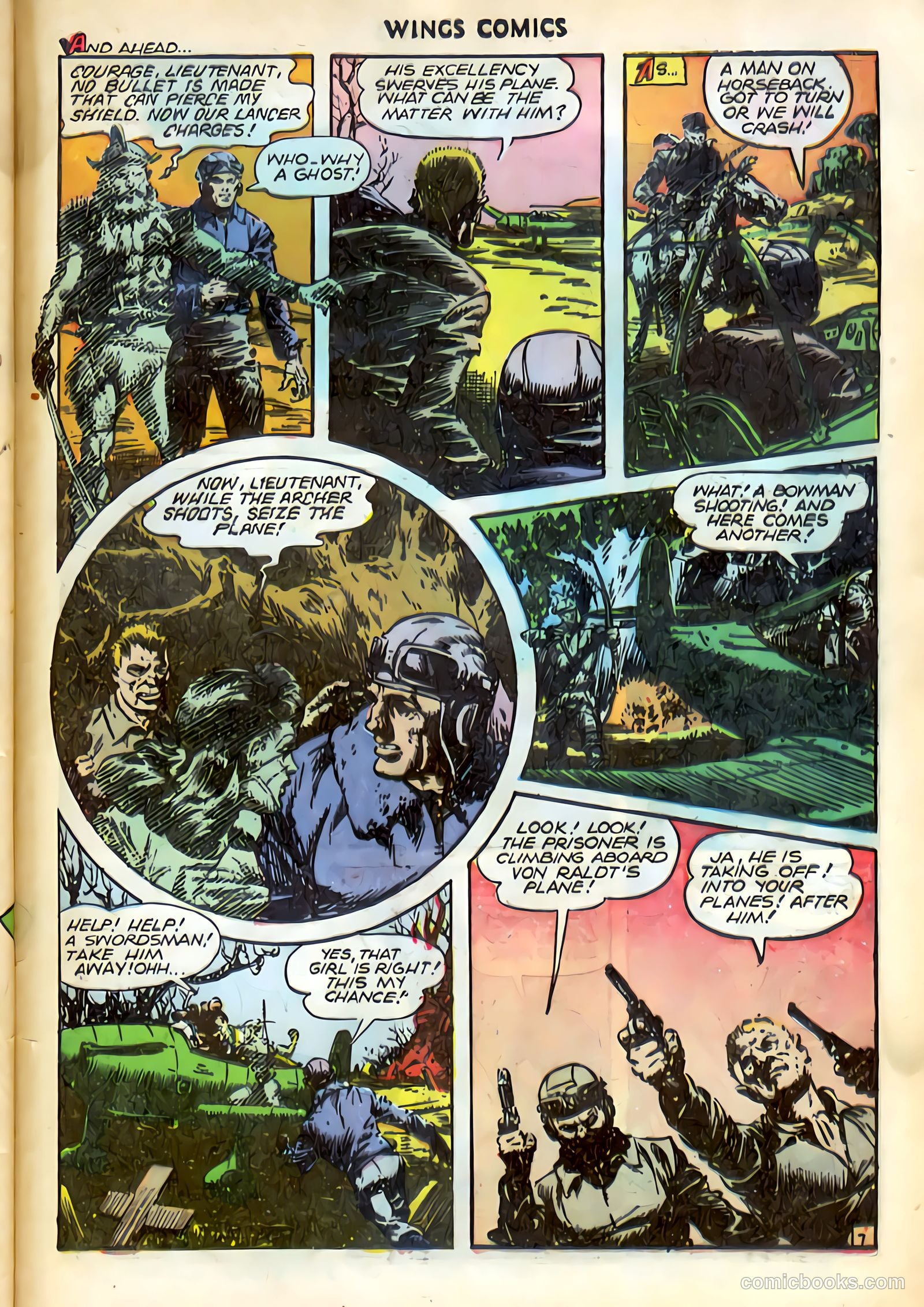 Wings Comics #75 — page 50 of 53