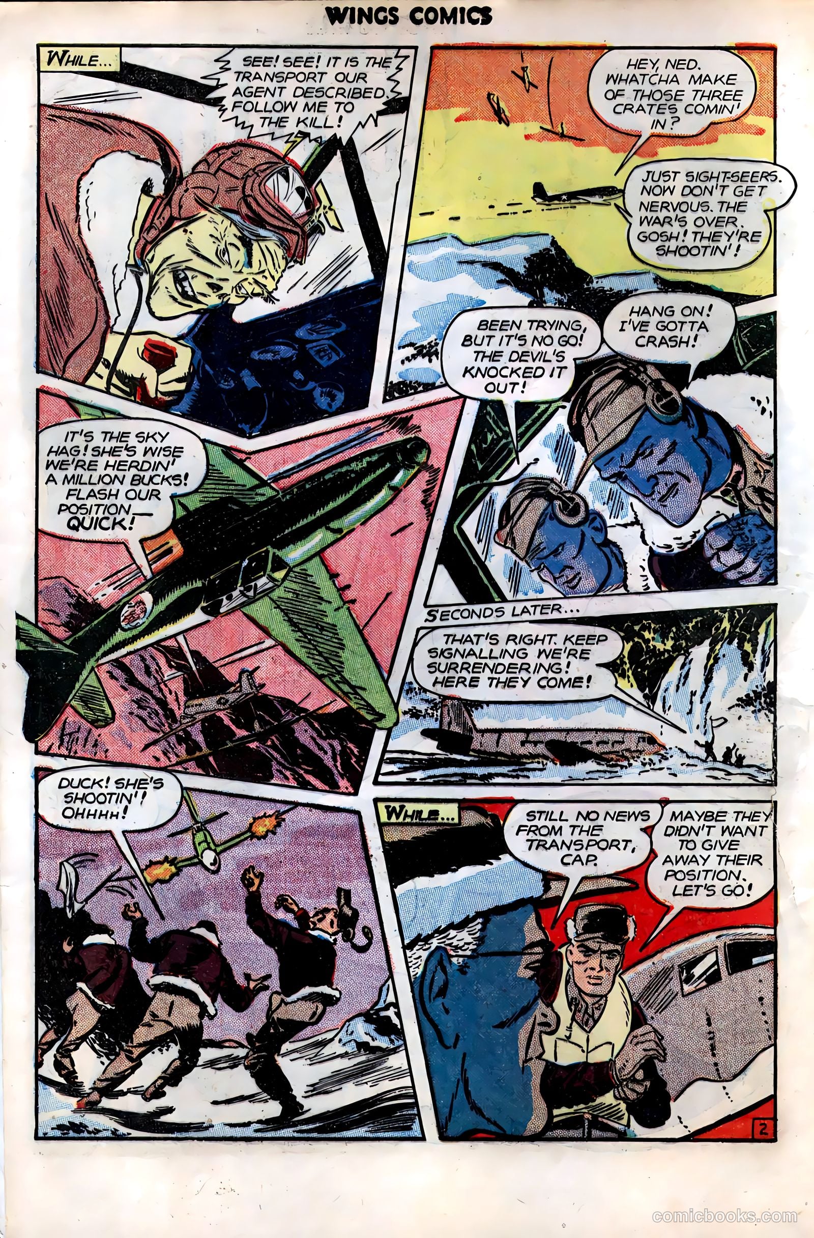 Wings Comics #76 — page 4 of 52