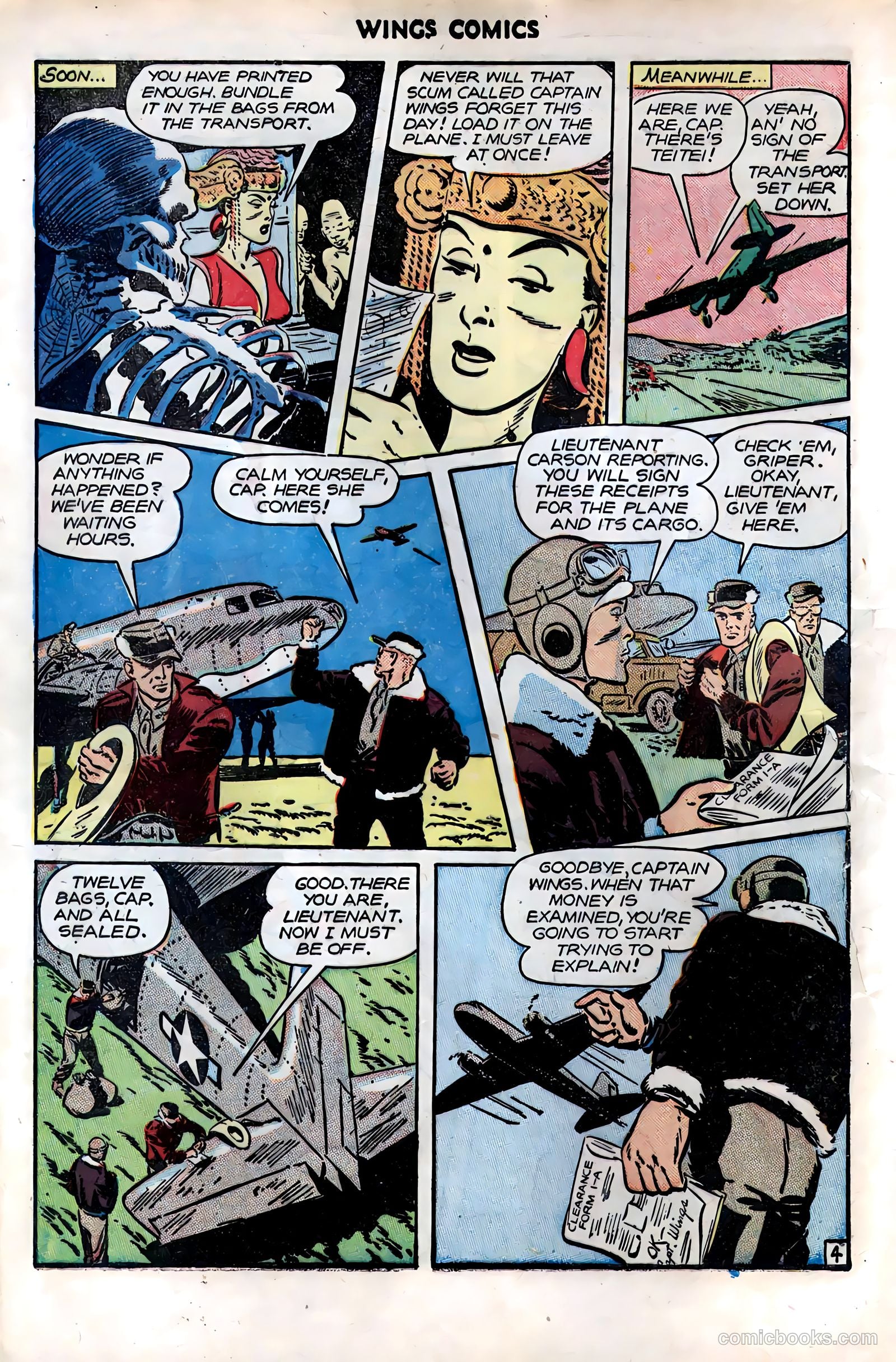 Wings Comics #76 — page 6 of 52