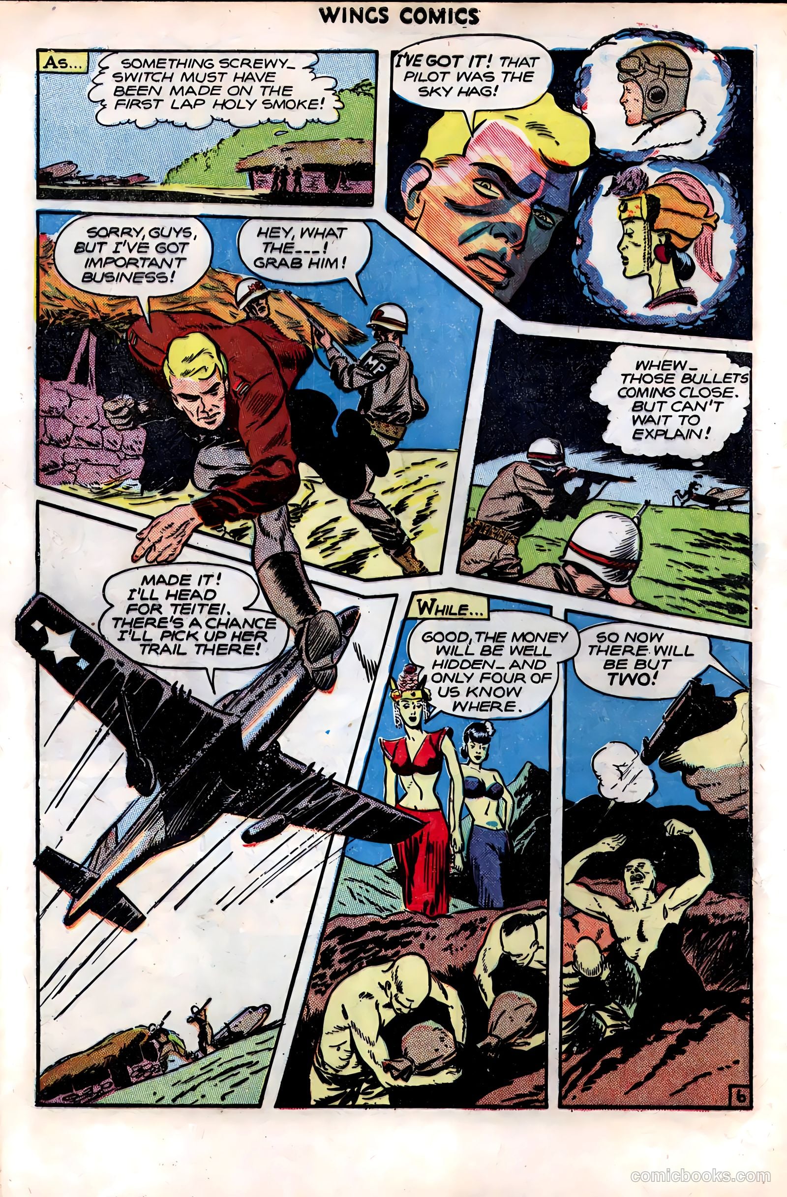 Wings Comics #76 — page 8 of 52