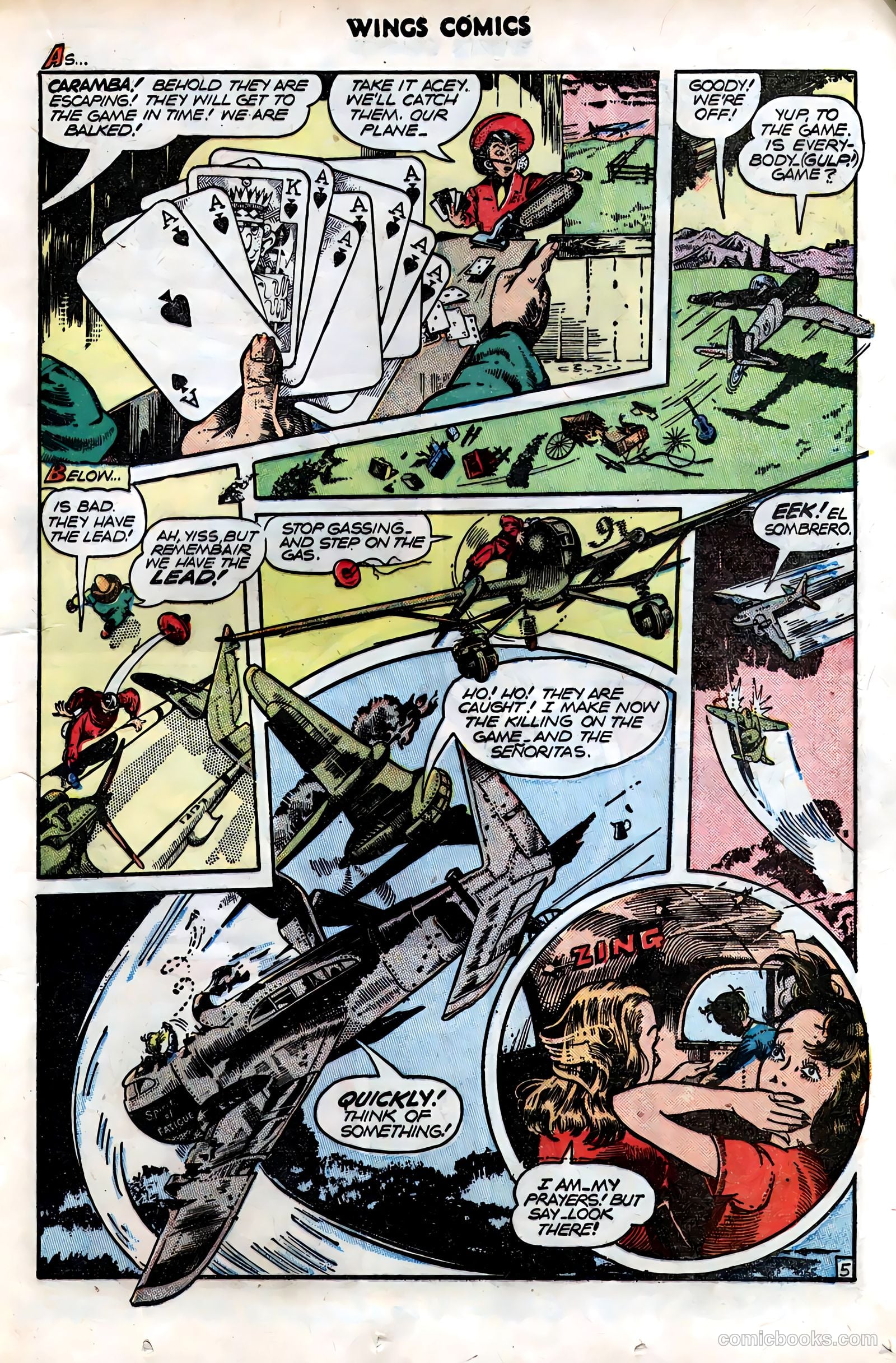 Wings Comics #76 — page 23 of 52