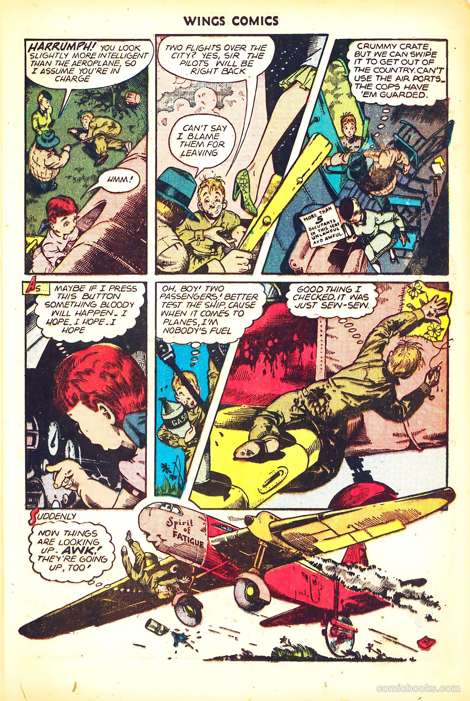 Wings Comics #77 — page 21 of 52