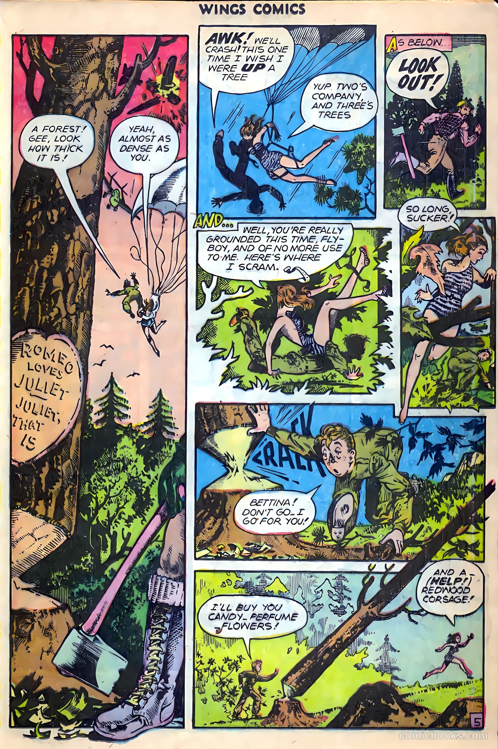 Wings Comics #78 — page 23 of 52