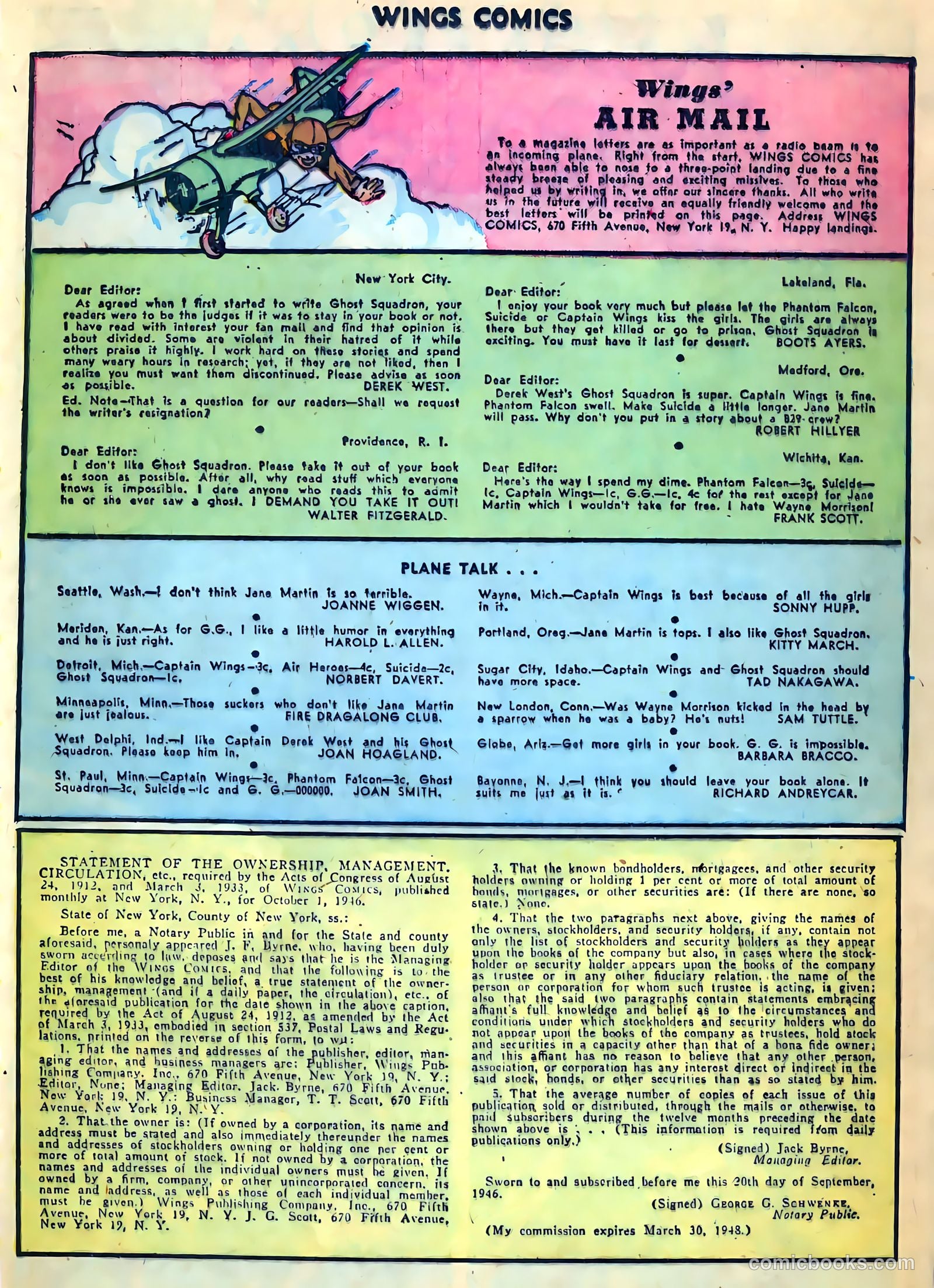 Wings Comics #78 — page 25 of 52