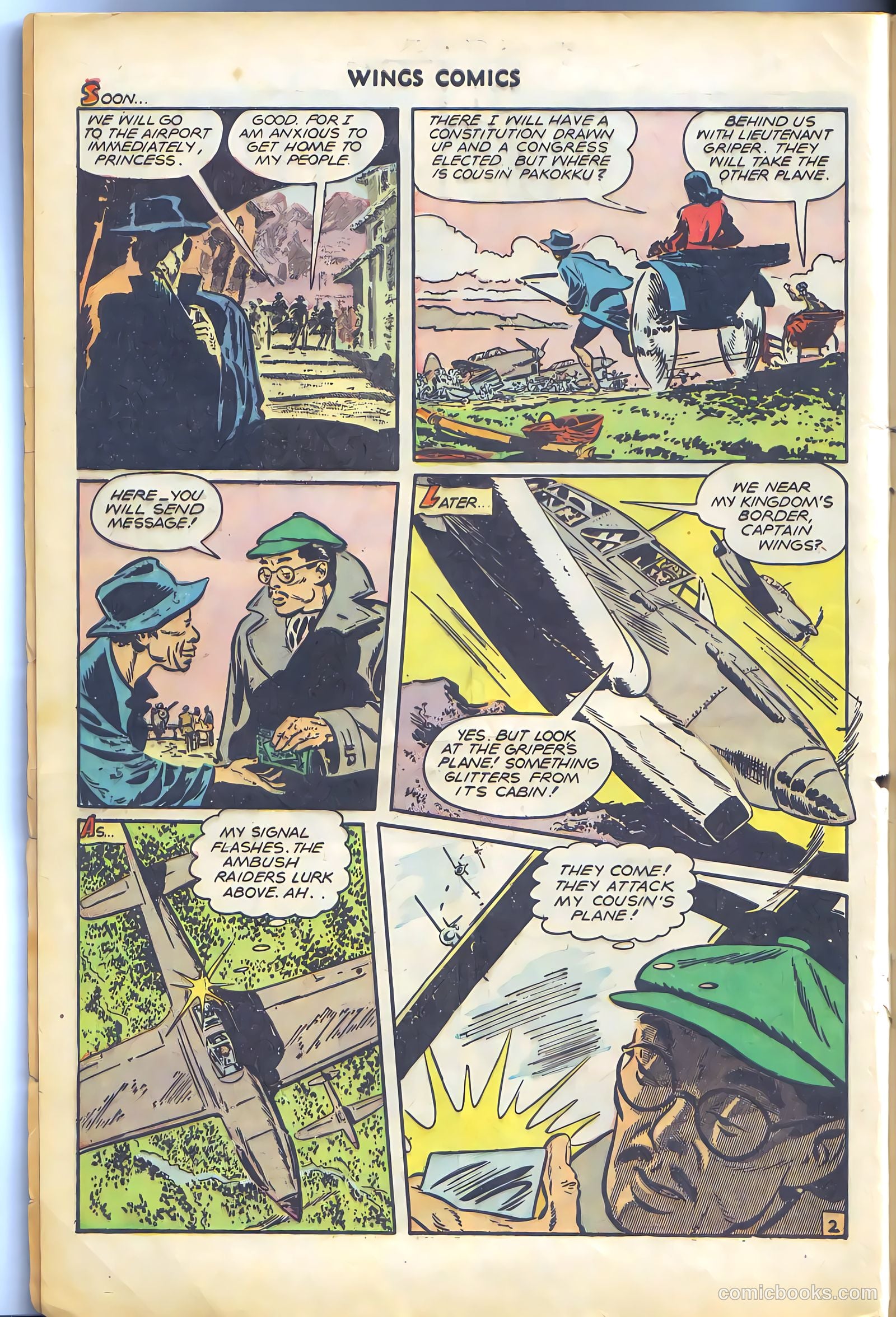 Wings Comics #79 — page 4 of 52