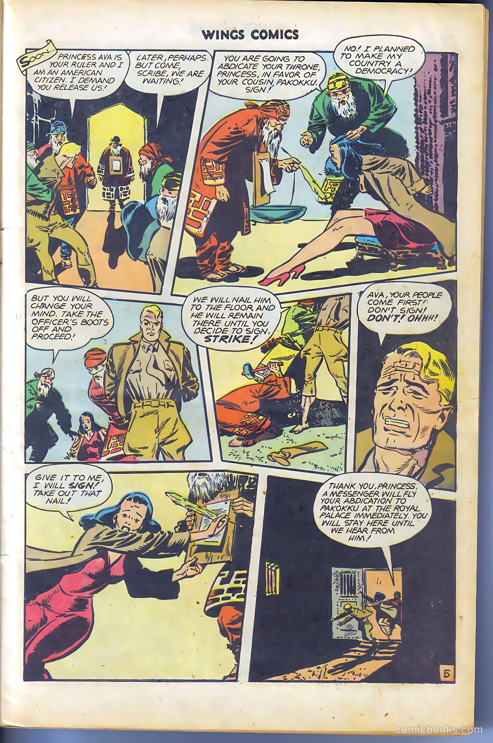 Wings Comics #79 — page 7 of 52