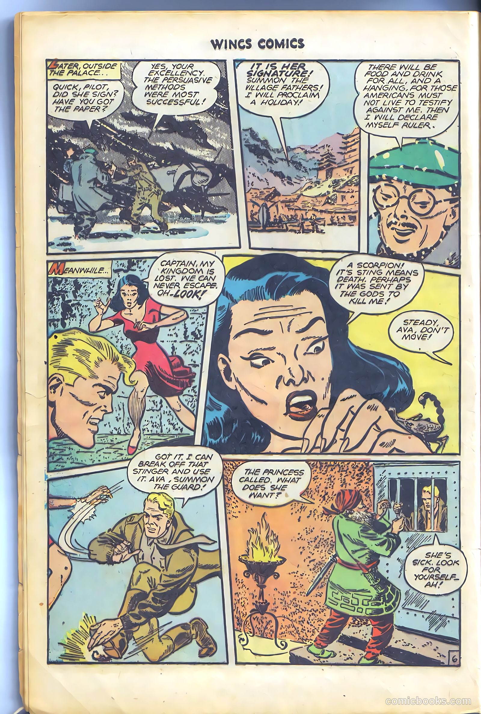 Wings Comics #79 — page 8 of 52