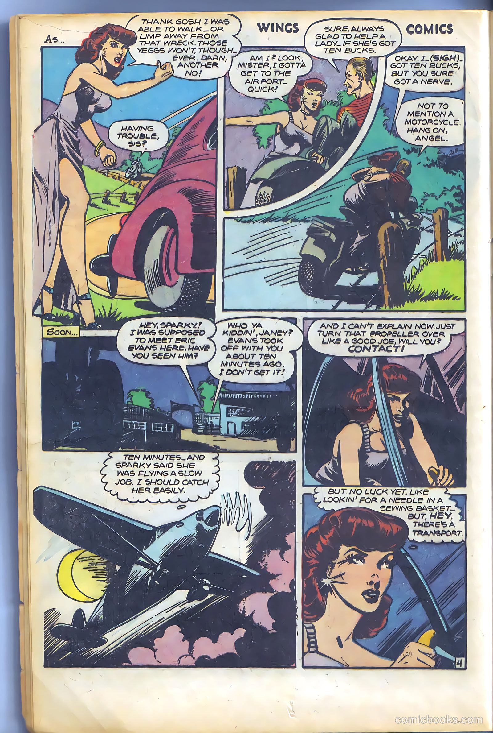Wings Comics #79 — page 16 of 52