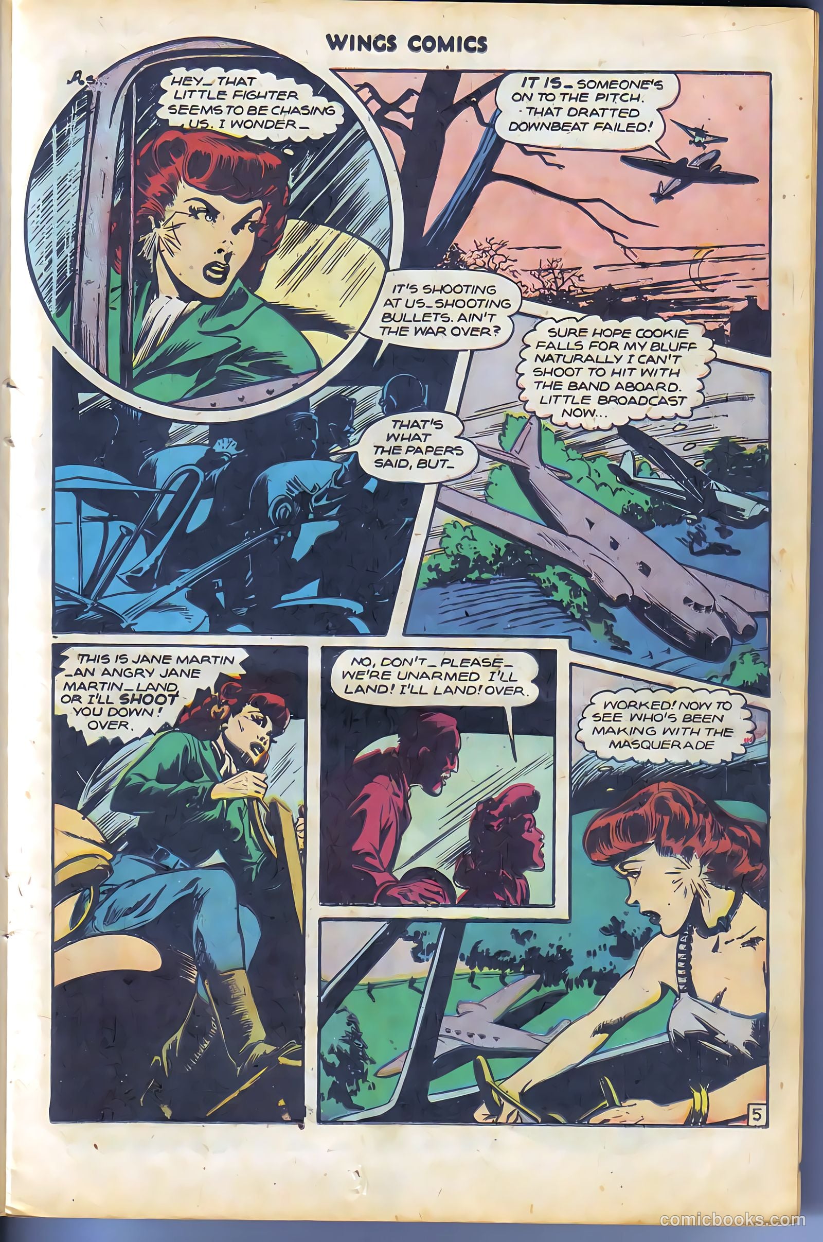 Wings Comics #79 — page 17 of 52
