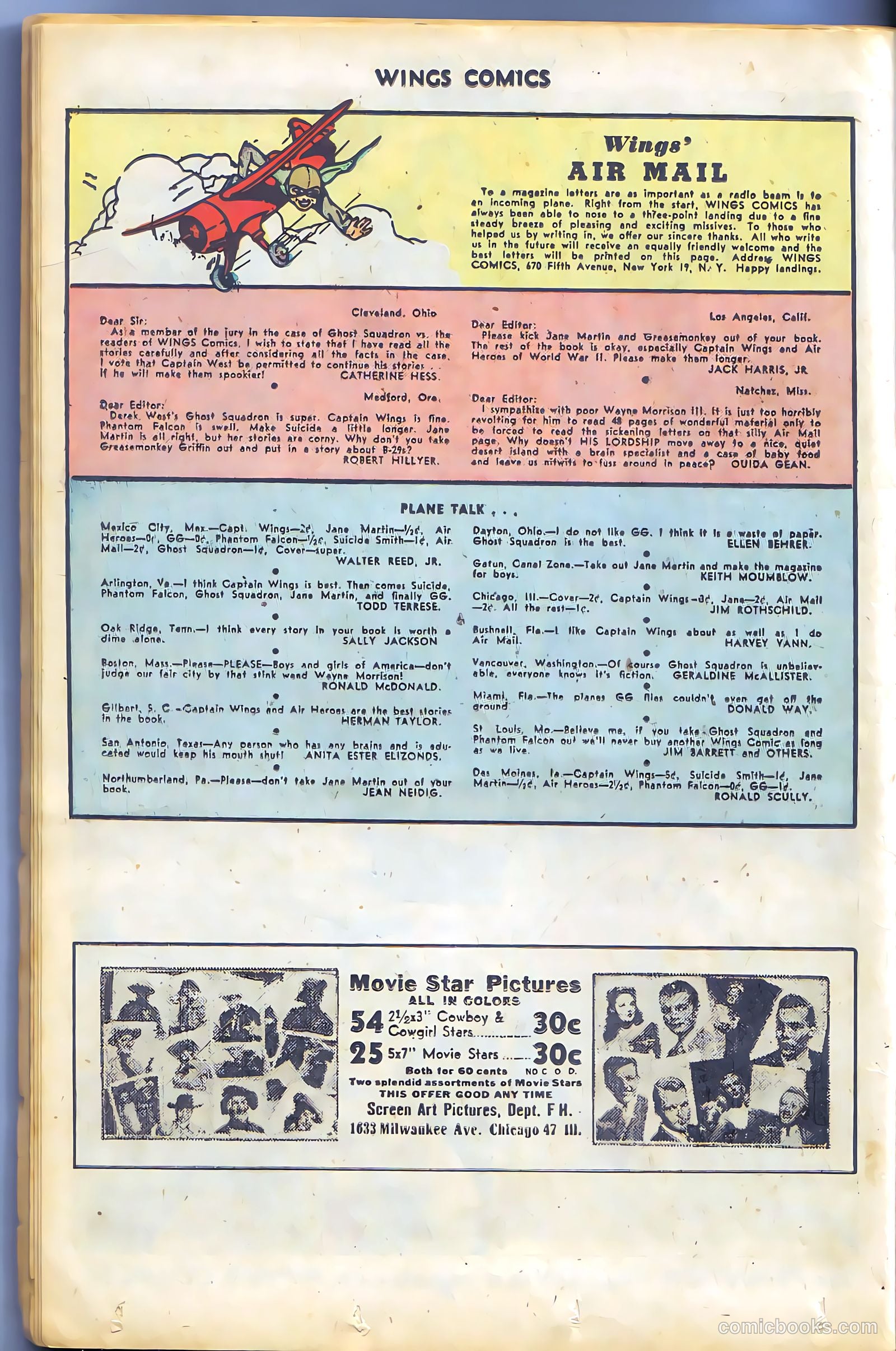 Wings Comics #79 — page 36 of 52