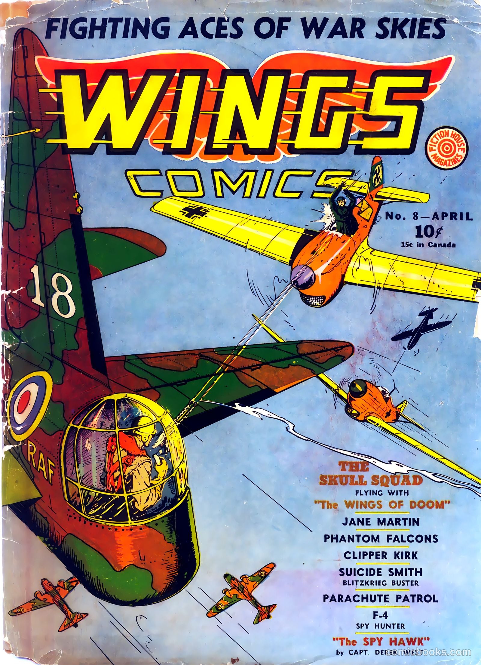 Wings Comics #8 — page 1 of 68