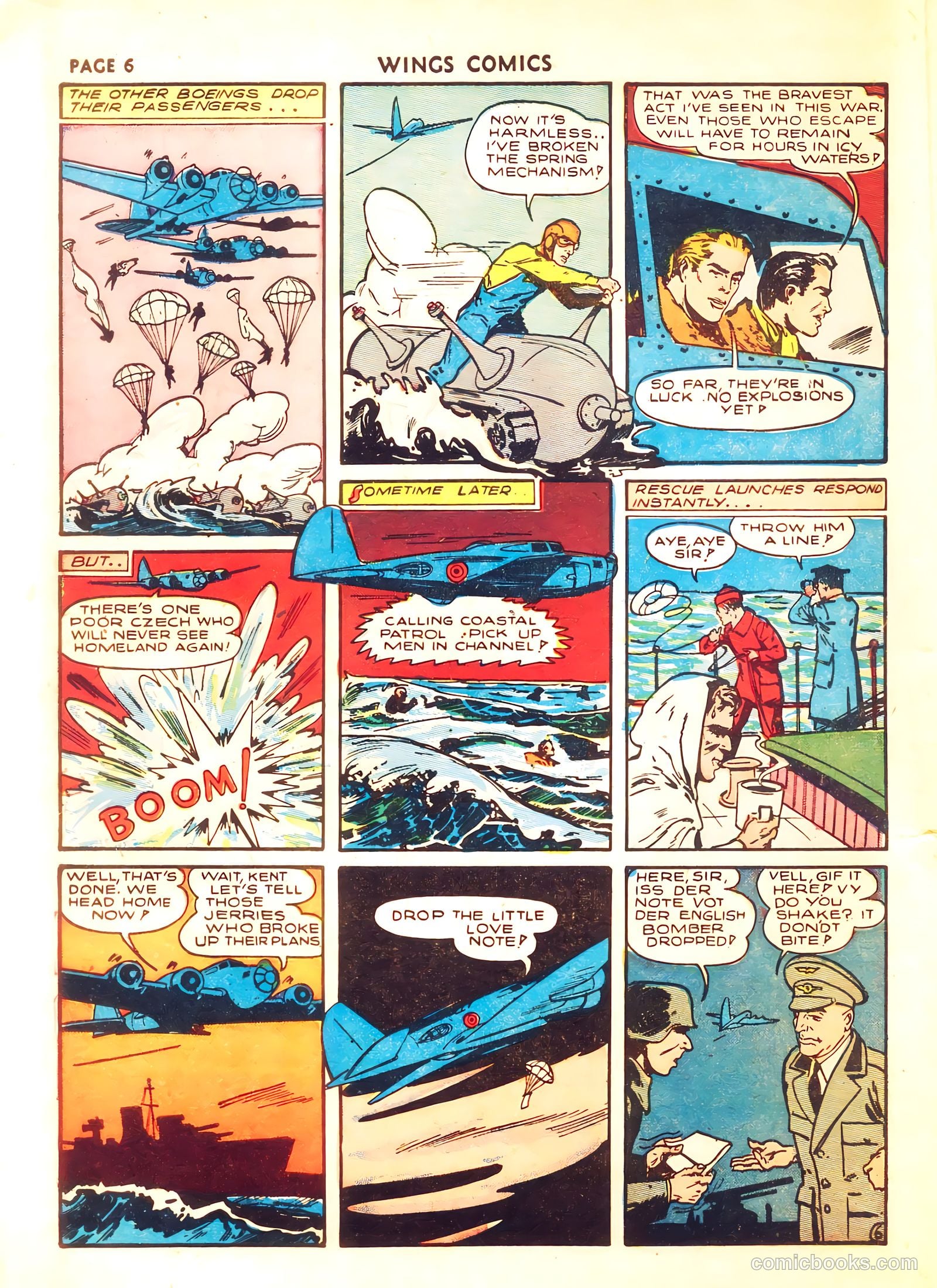 Wings Comics #8 — page 8 of 68