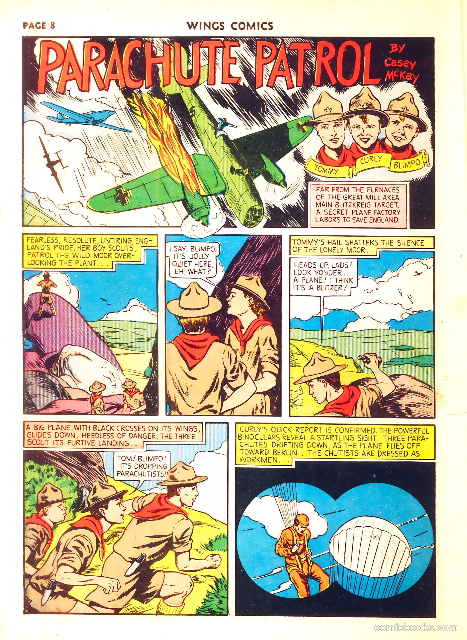 Wings Comics #8 — page 10 of 68