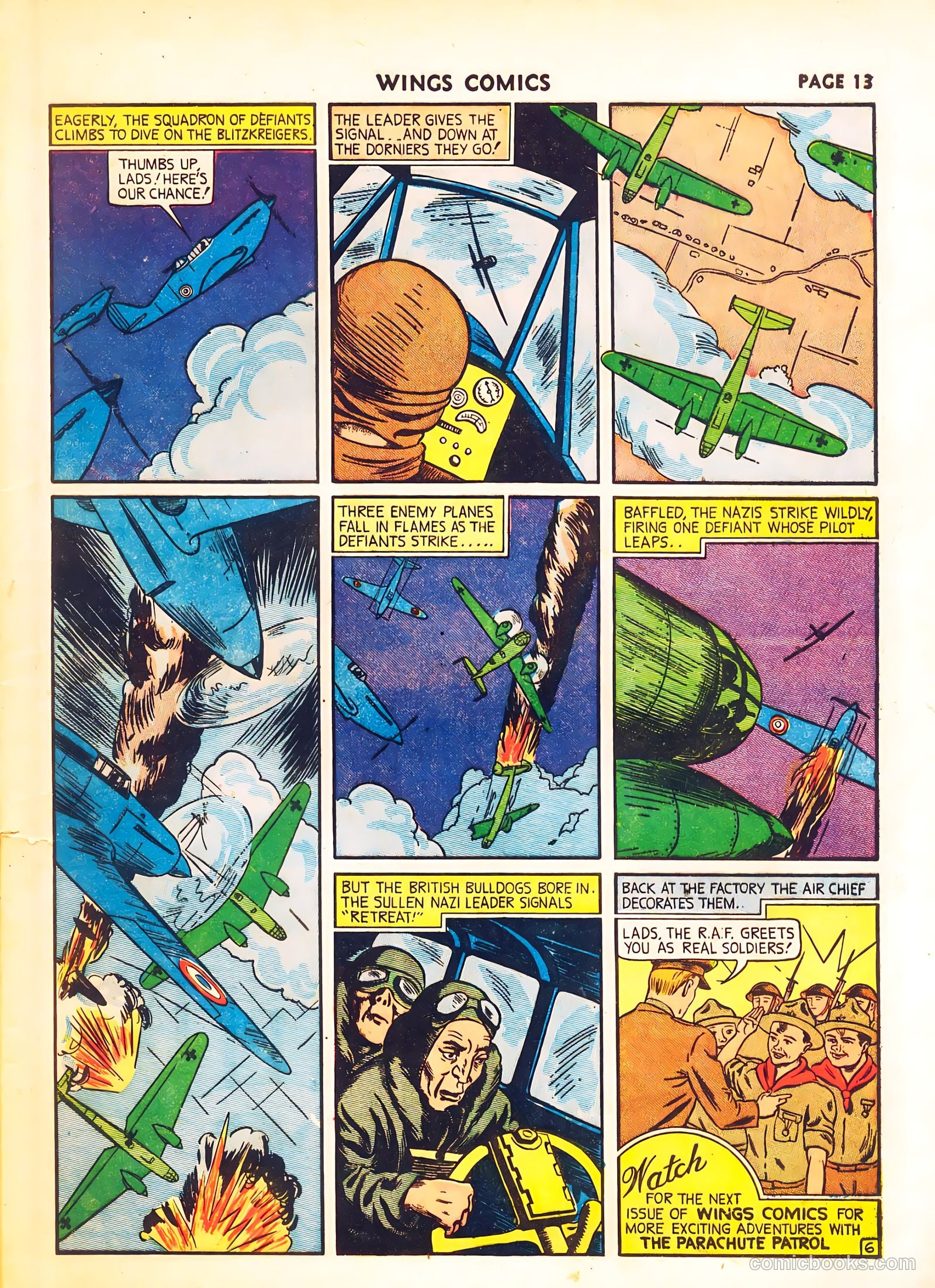 Wings Comics #8 — page 15 of 68