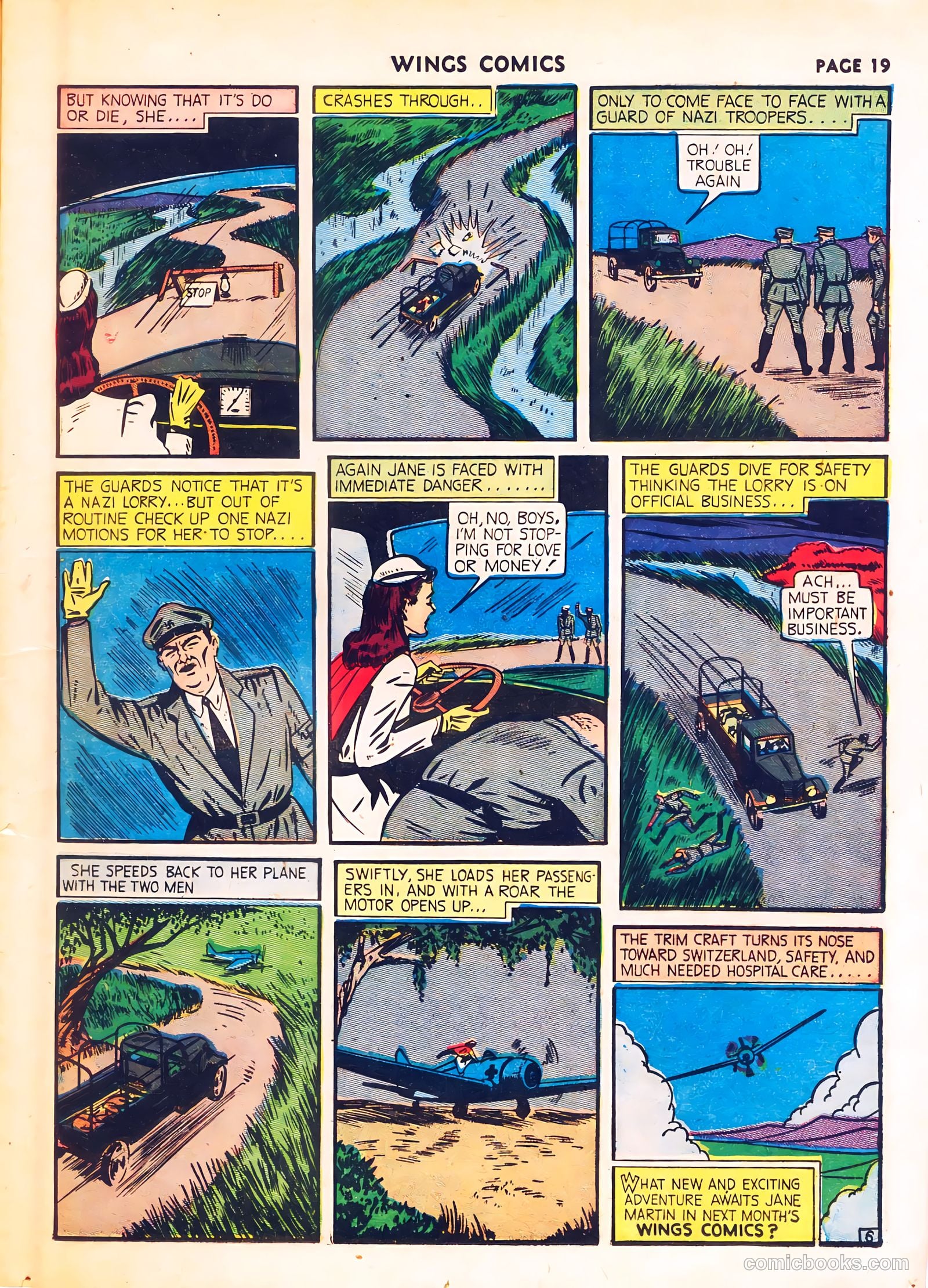 Wings Comics #8 — page 21 of 68
