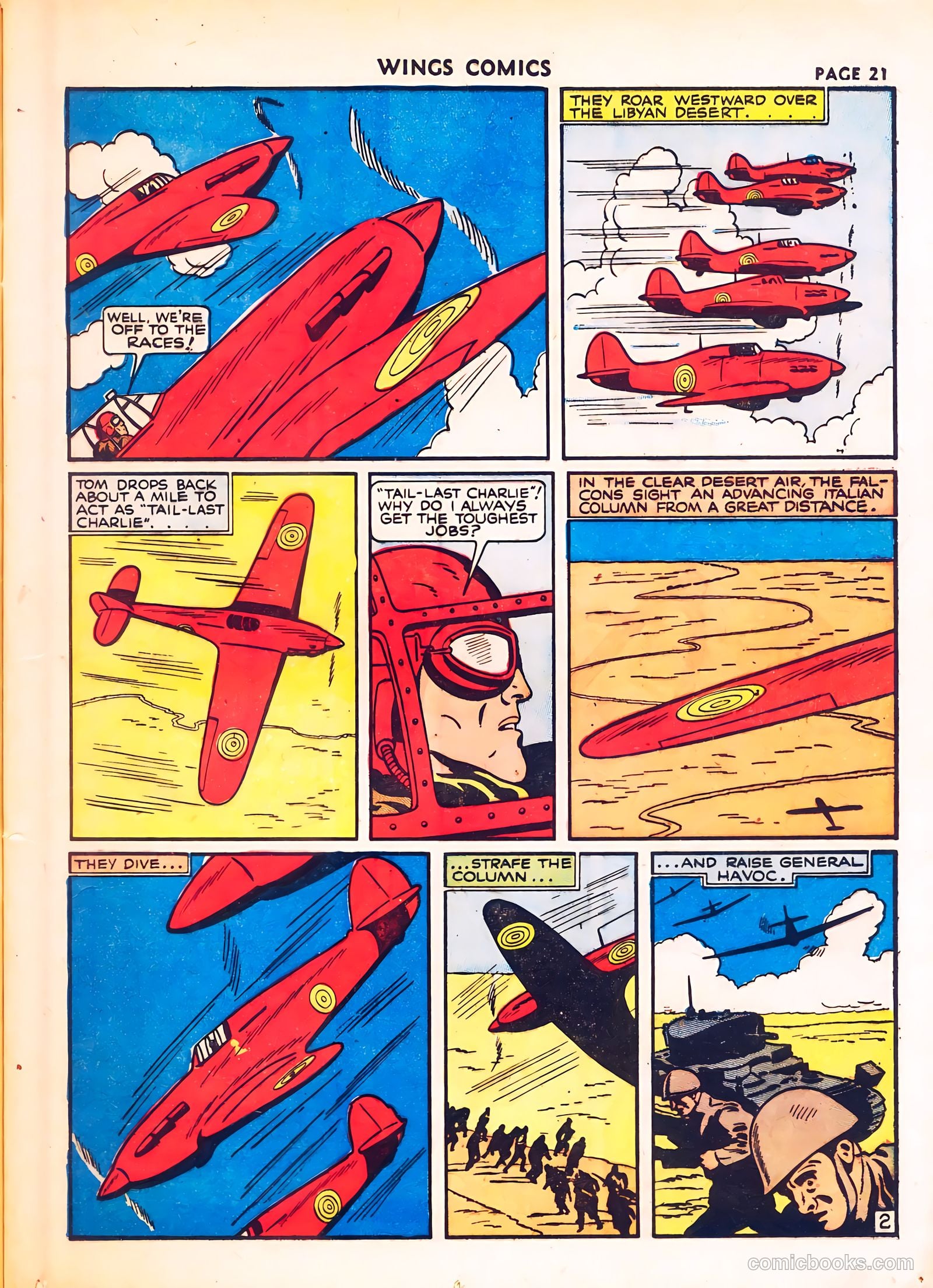 Wings Comics #8 — page 23 of 68