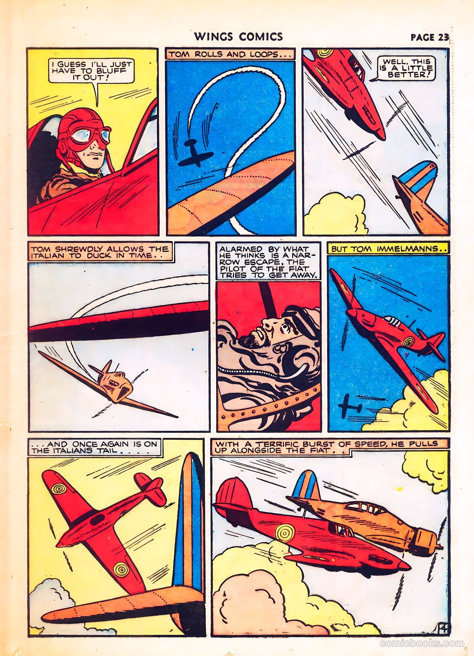 Wings Comics #8 — page 25 of 68