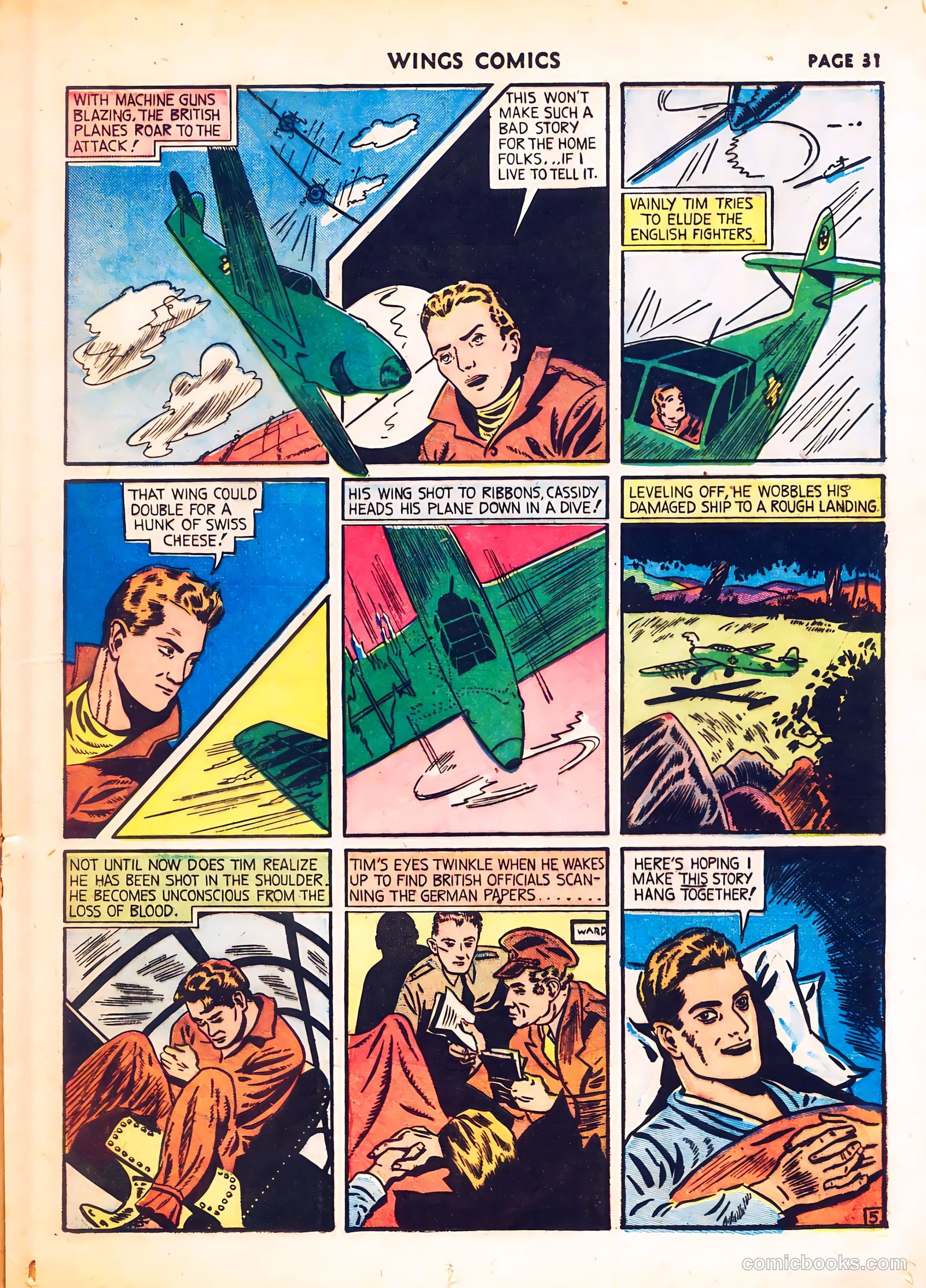 Wings Comics #8 — page 33 of 68