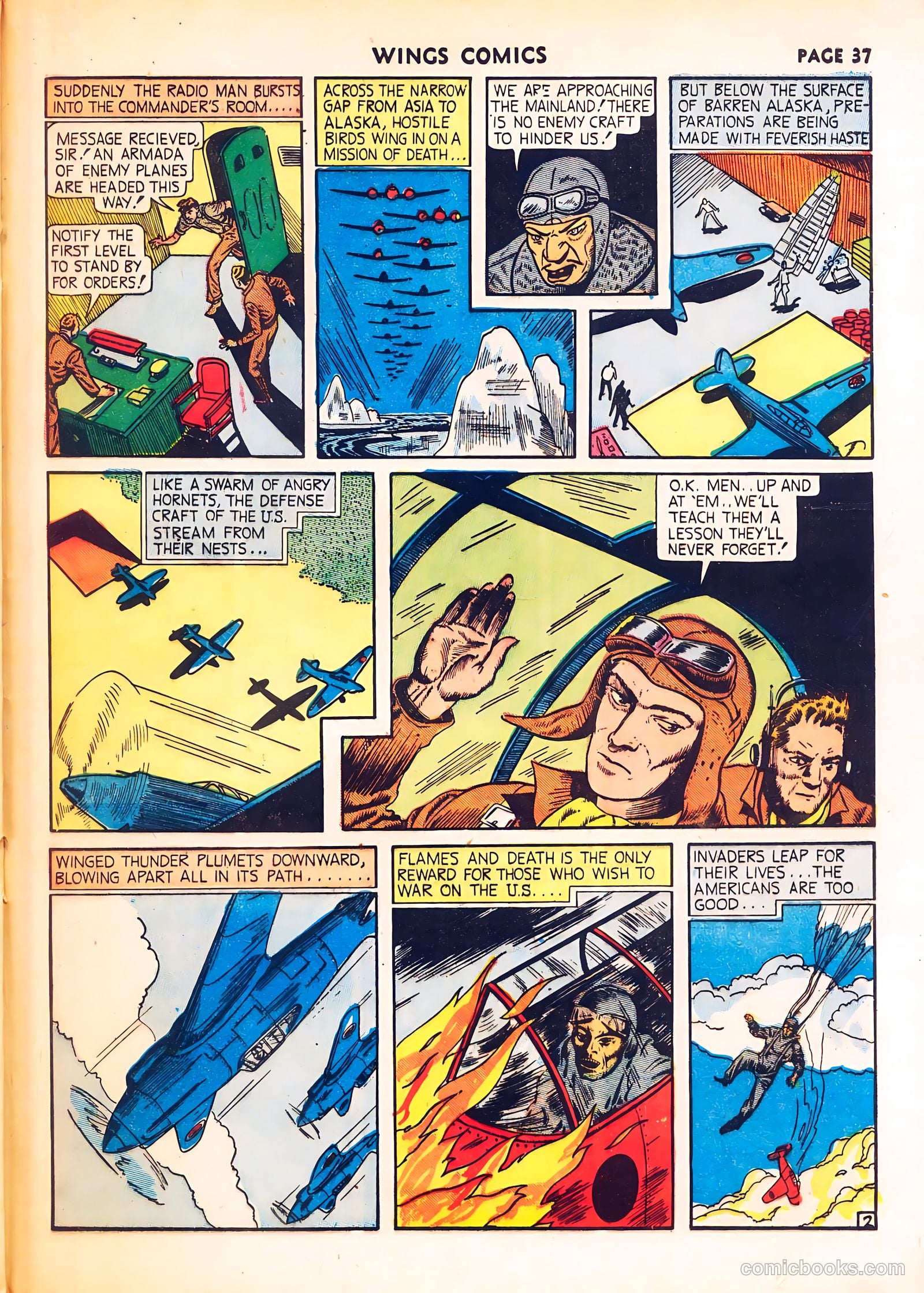 Wings Comics #8 — page 39 of 68
