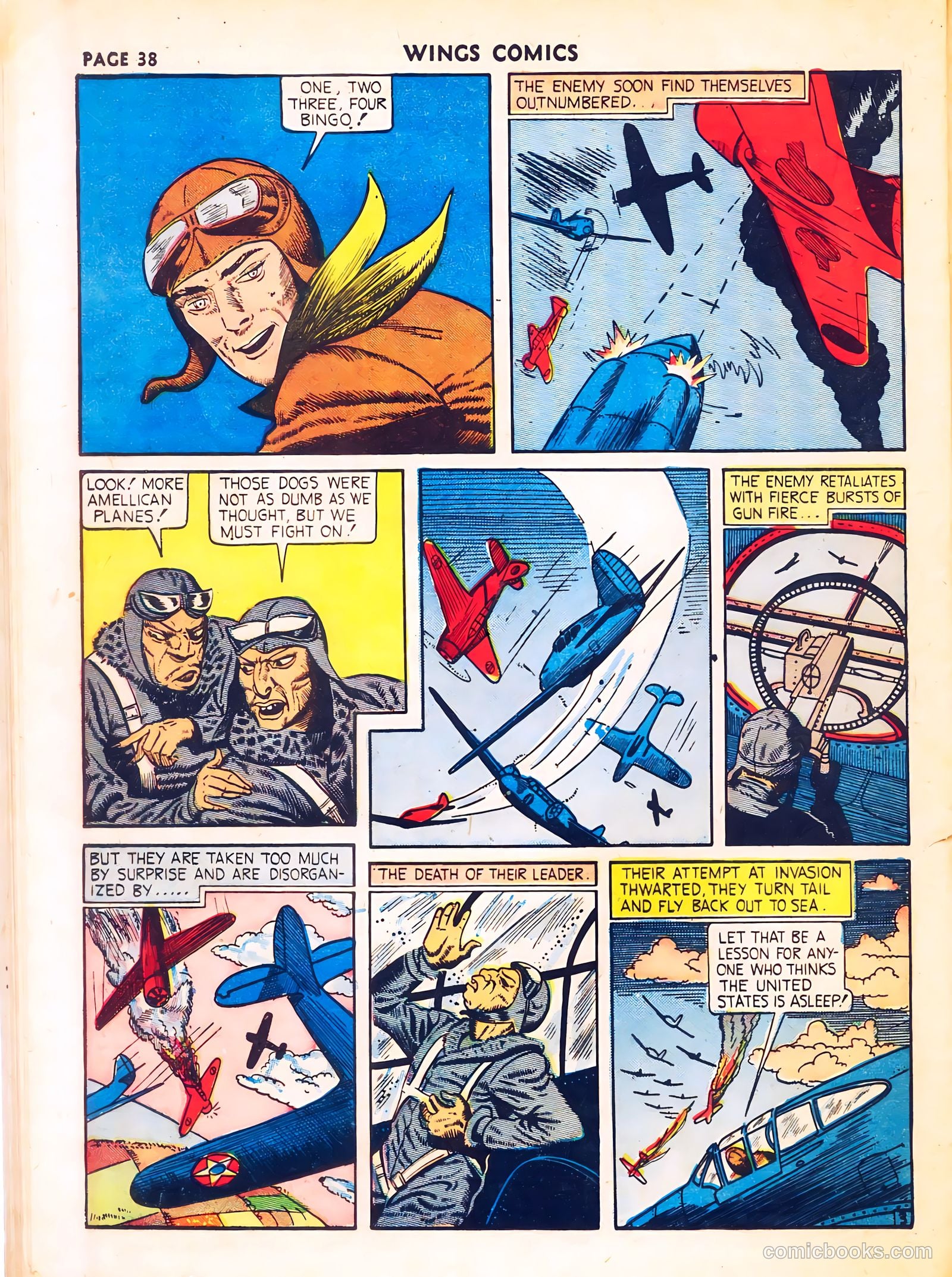 Wings Comics #8 — page 40 of 68
