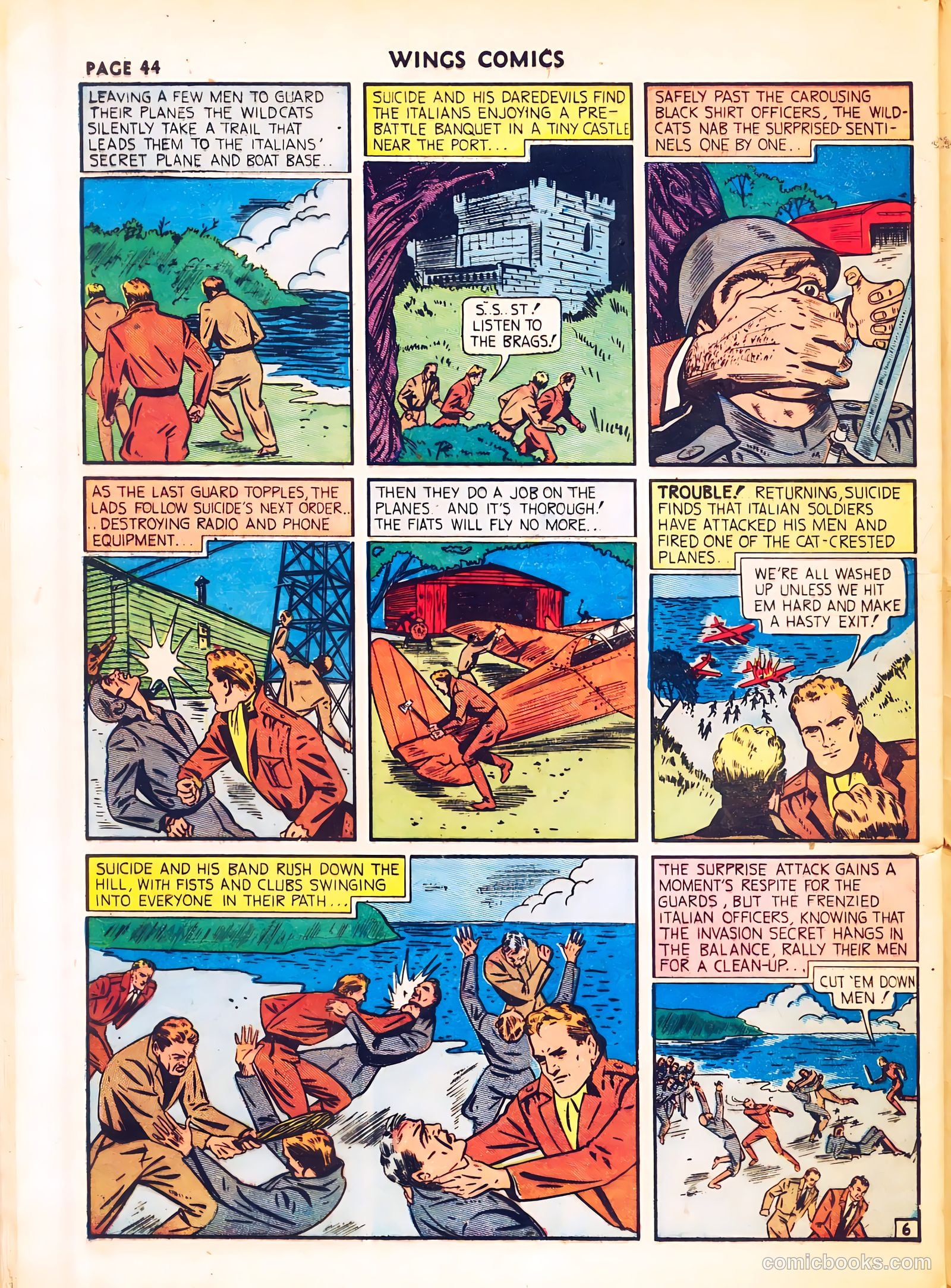 Wings Comics #8 — page 46 of 68