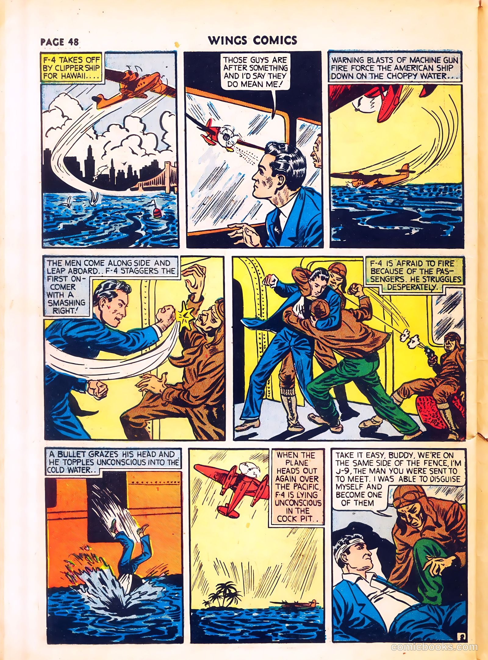 Wings Comics #8 — page 50 of 68