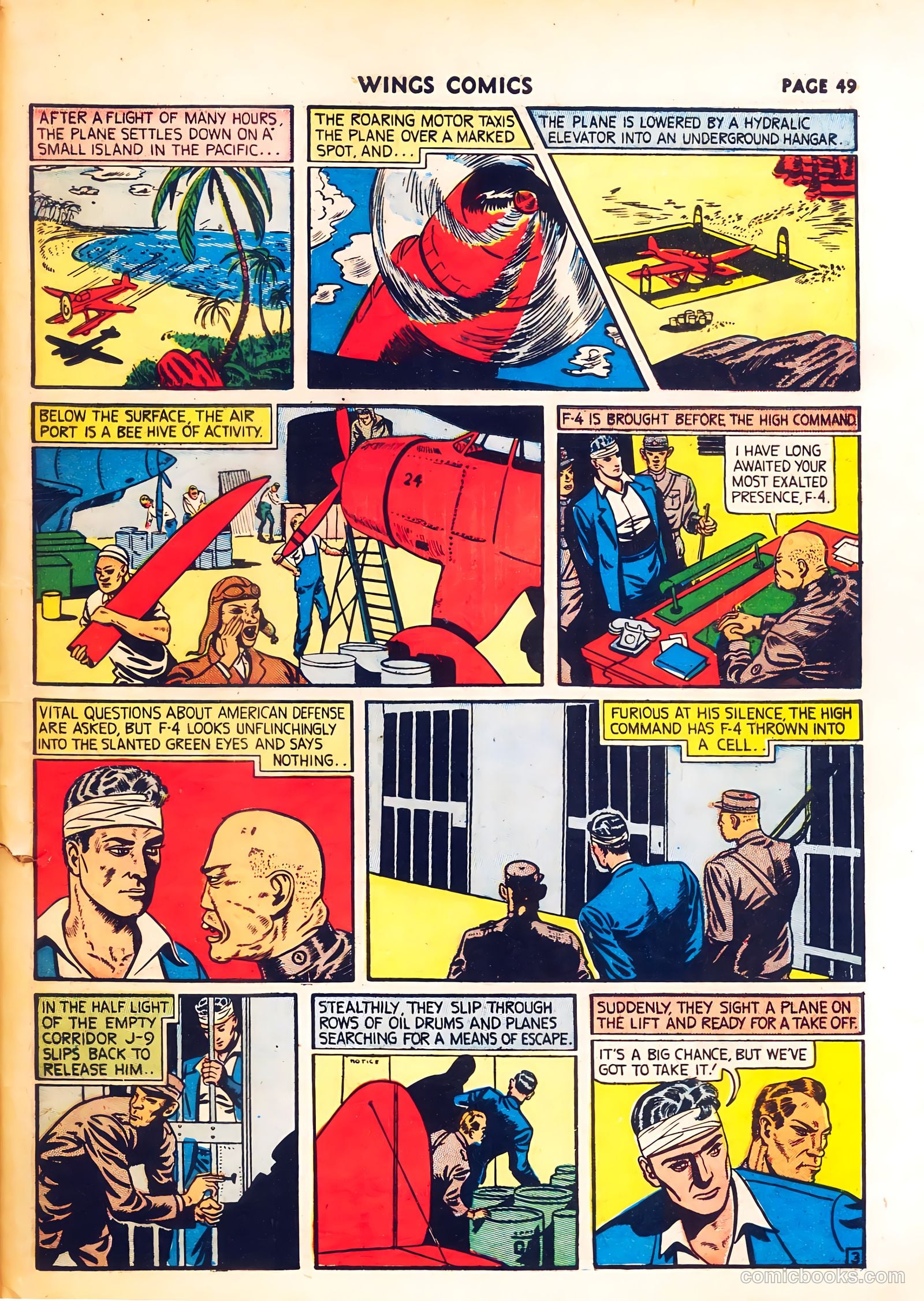 Wings Comics #8 — page 51 of 68