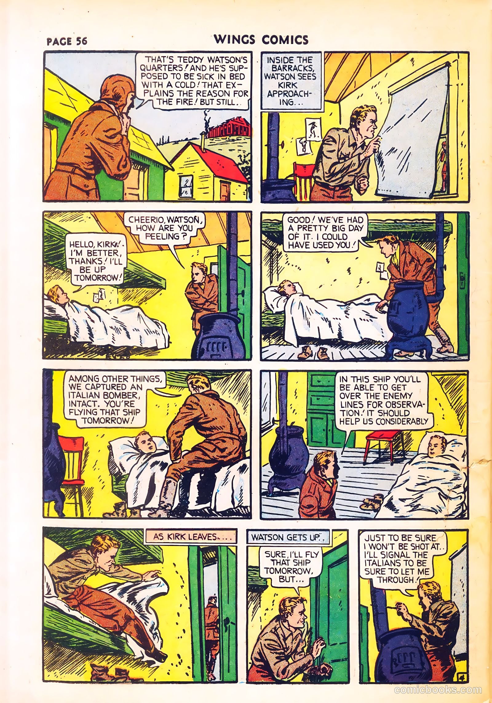 Wings Comics #8 — page 58 of 68