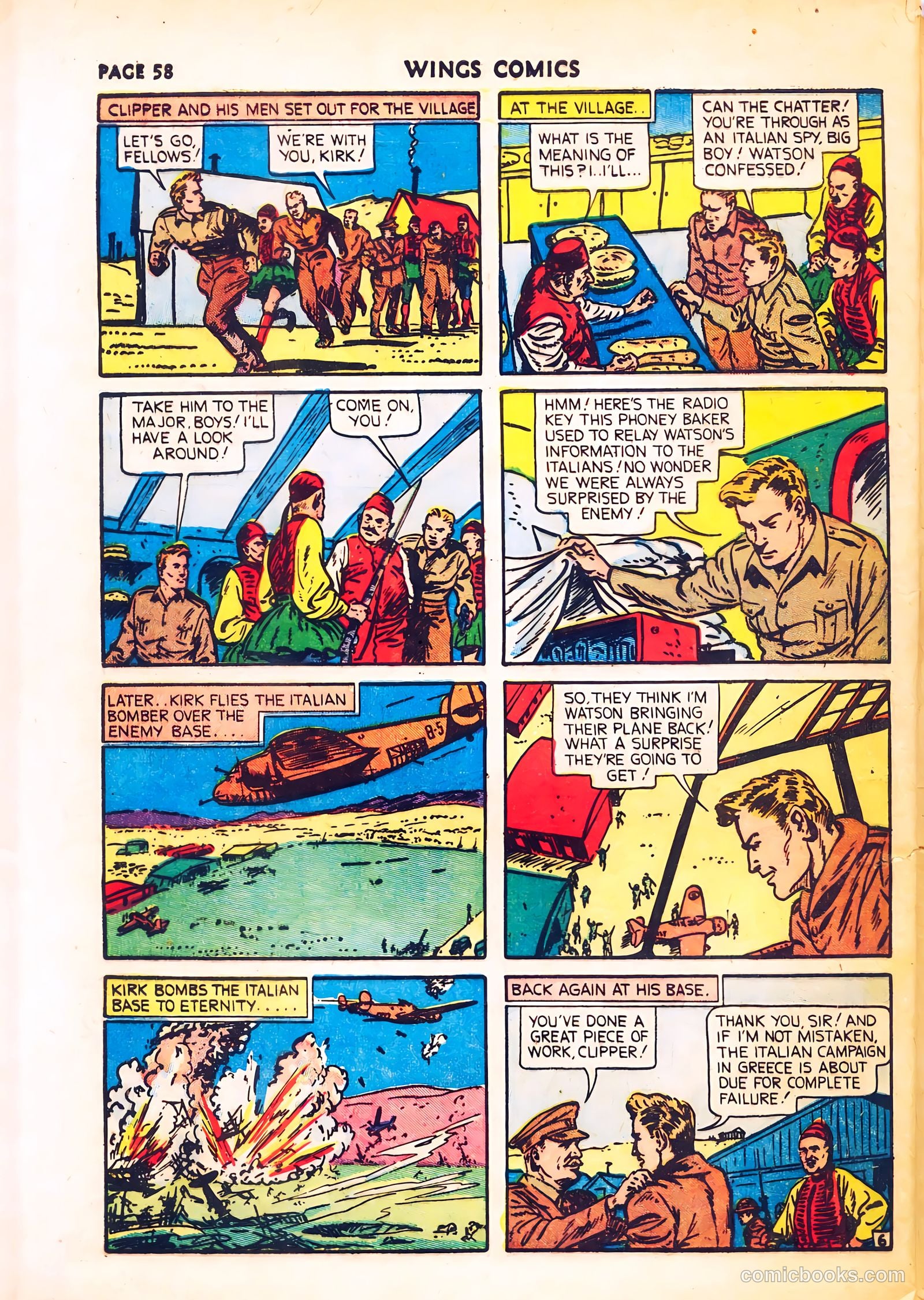 Wings Comics #8 — page 60 of 68