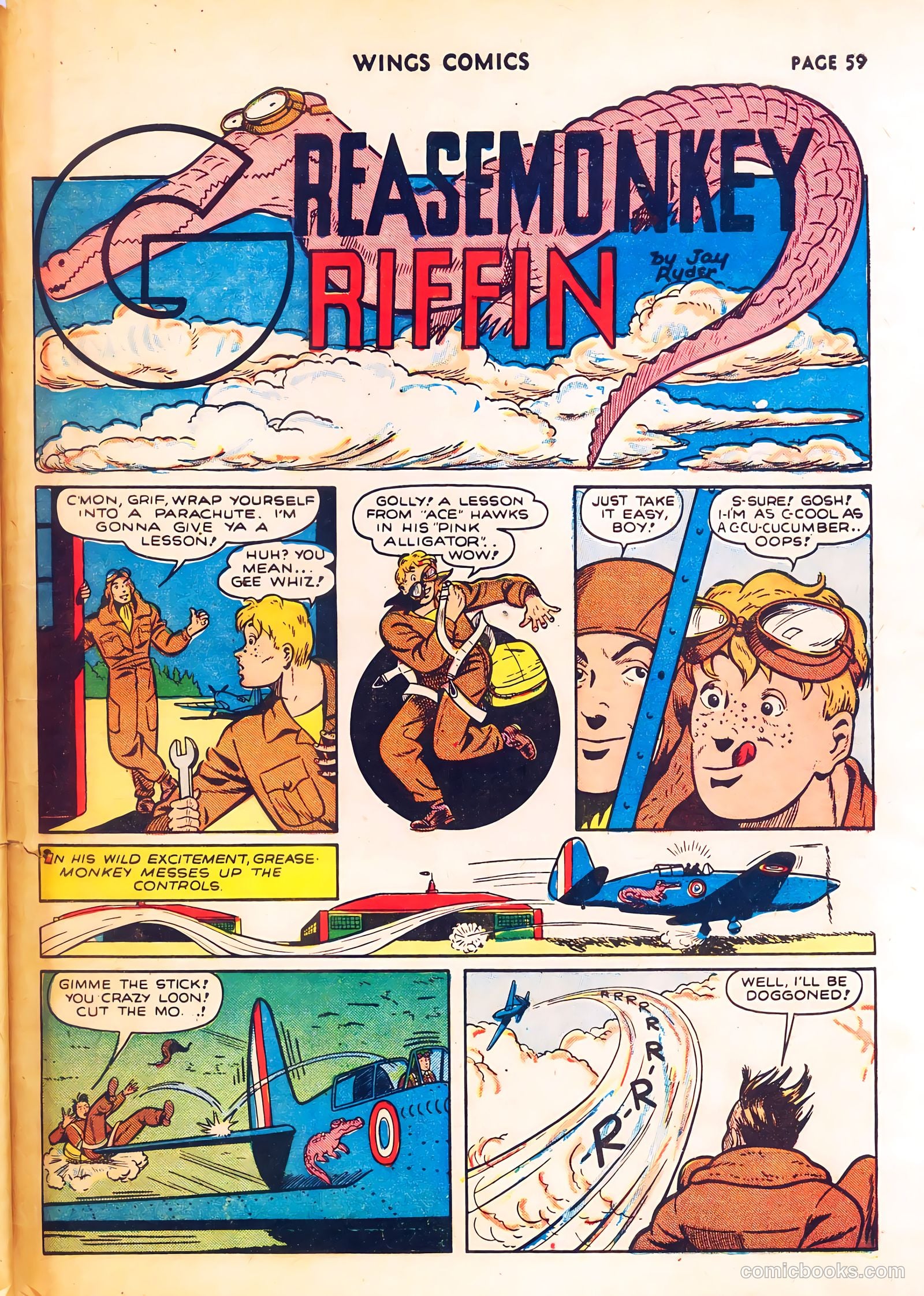 Wings Comics #8 — page 61 of 68