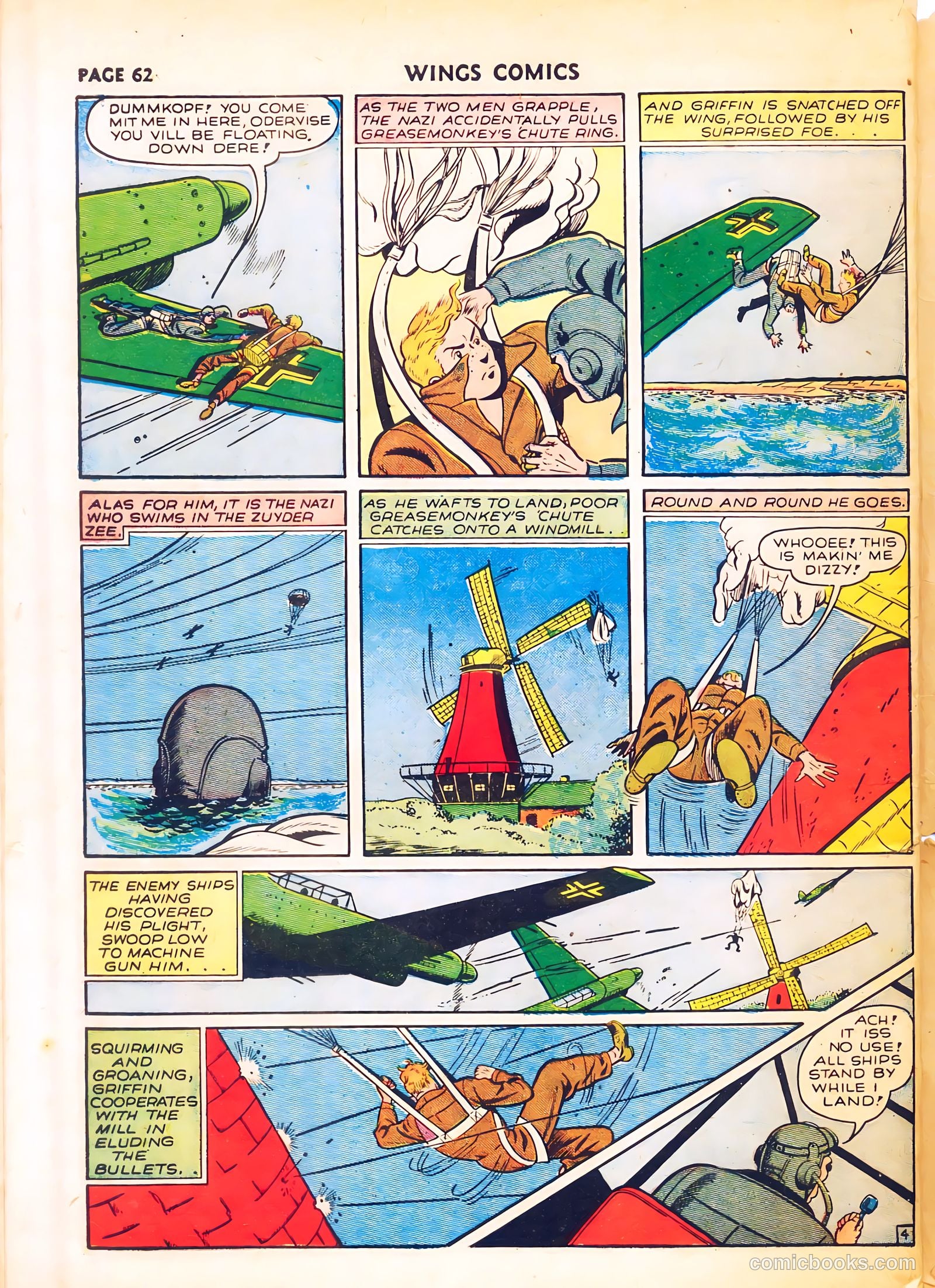 Wings Comics #8 — page 64 of 68