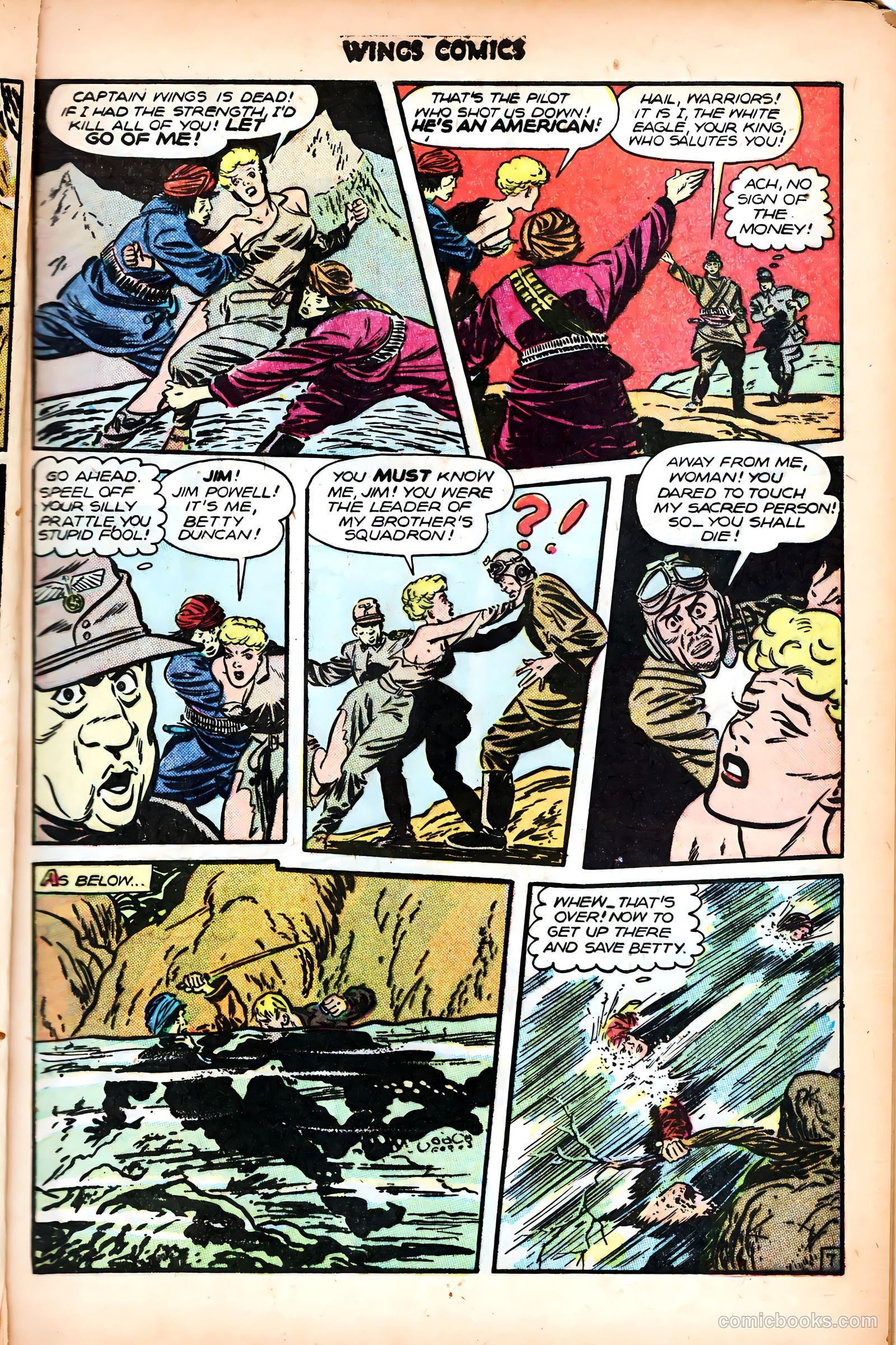 Wings Comics #80 — page 9 of 52