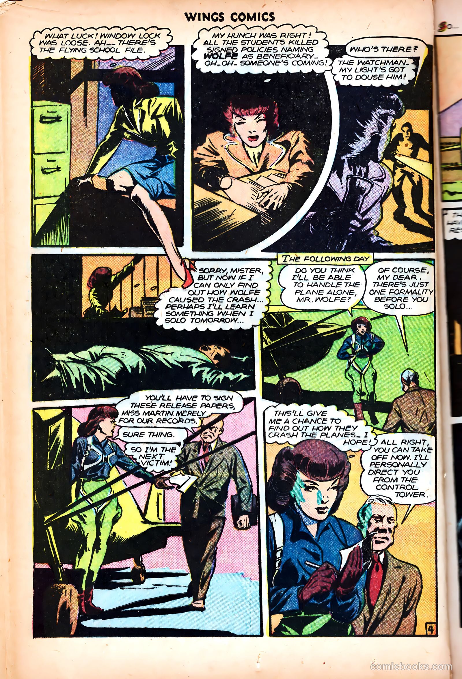Wings Comics #80 — page 16 of 52
