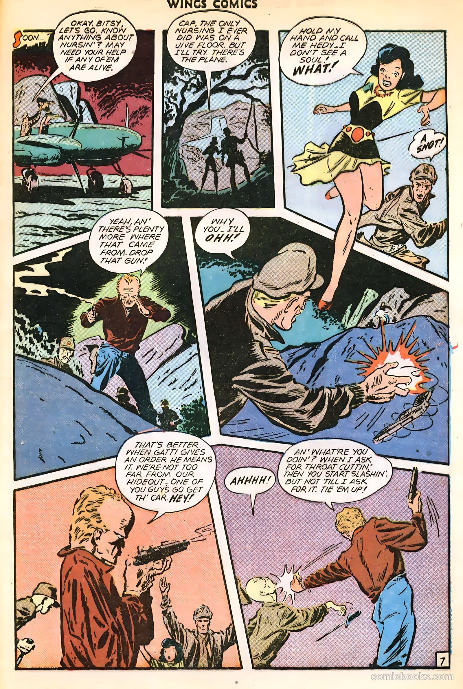 Wings Comics #82 — page 9 of 52